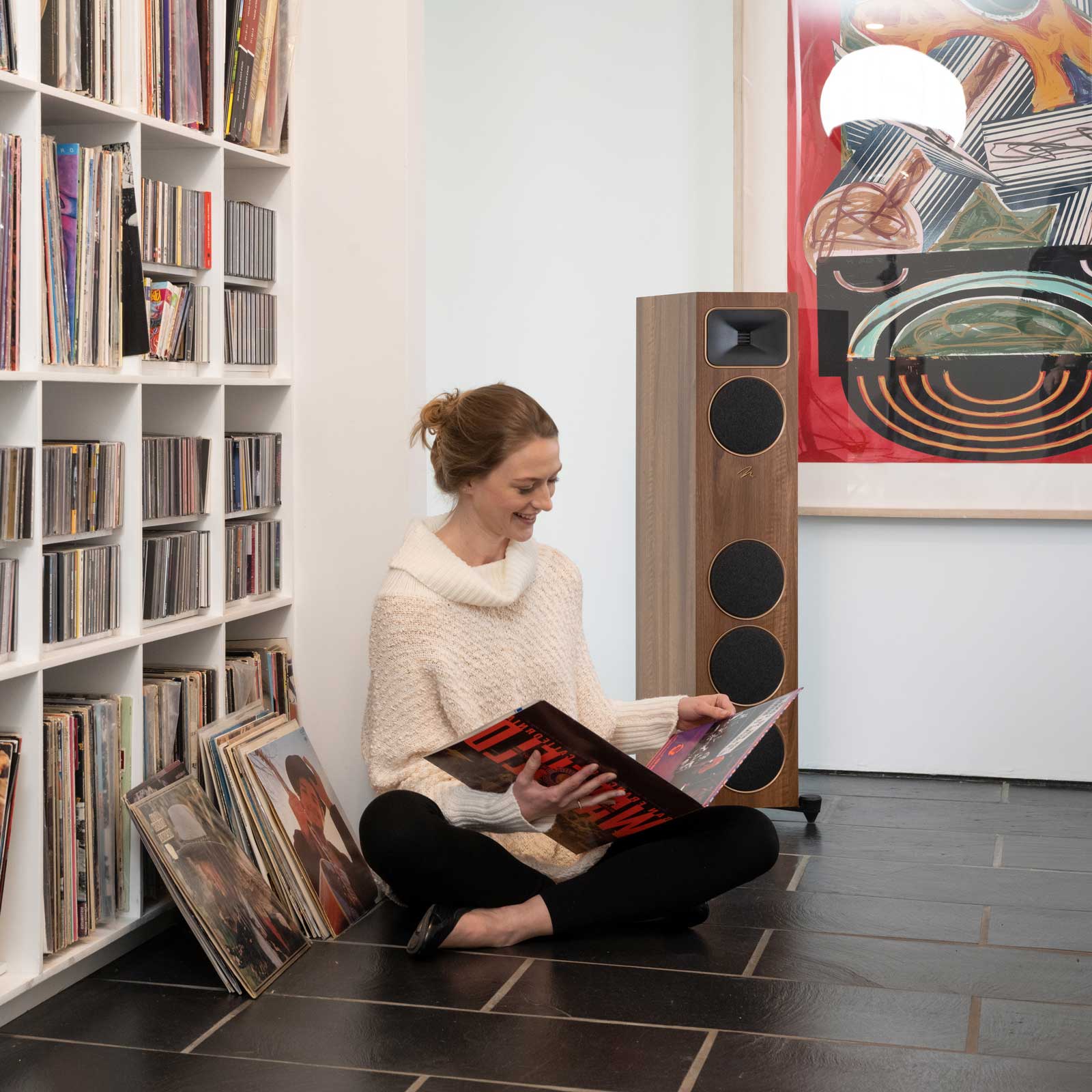 Home display of MartinLogan Motion Foundation F1 Floorstanding Speaker