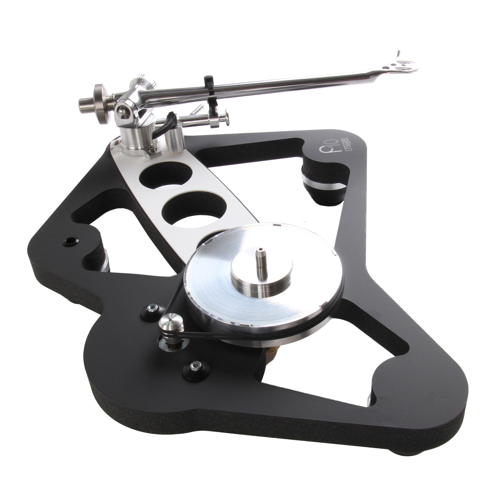 Rega PL10 Turntable - Black - No Cartridge top angle view