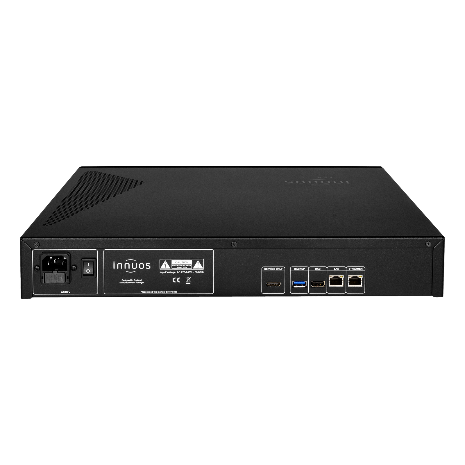 Innuos ZENith Mk3 Music Server back view