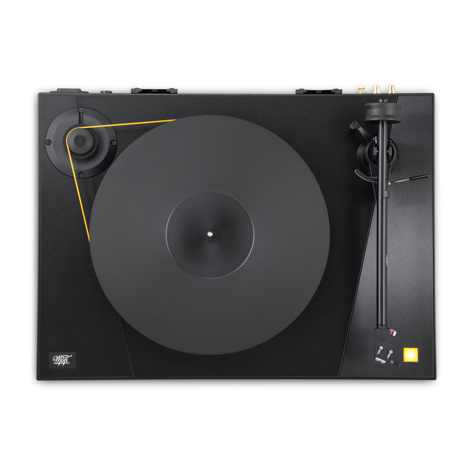 Upper display of MoFi Electronics UltraDeck Turntable