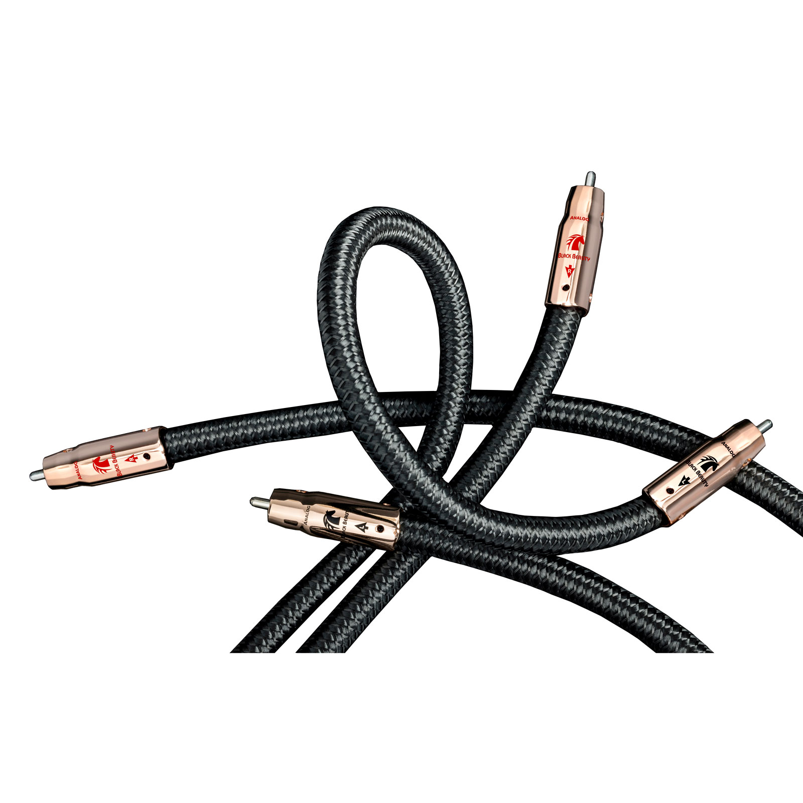 AudioQuest Black Beauty Interconnect Cable - 0.6 Meter, RCA to RCA, Pair - Thumbnail 3