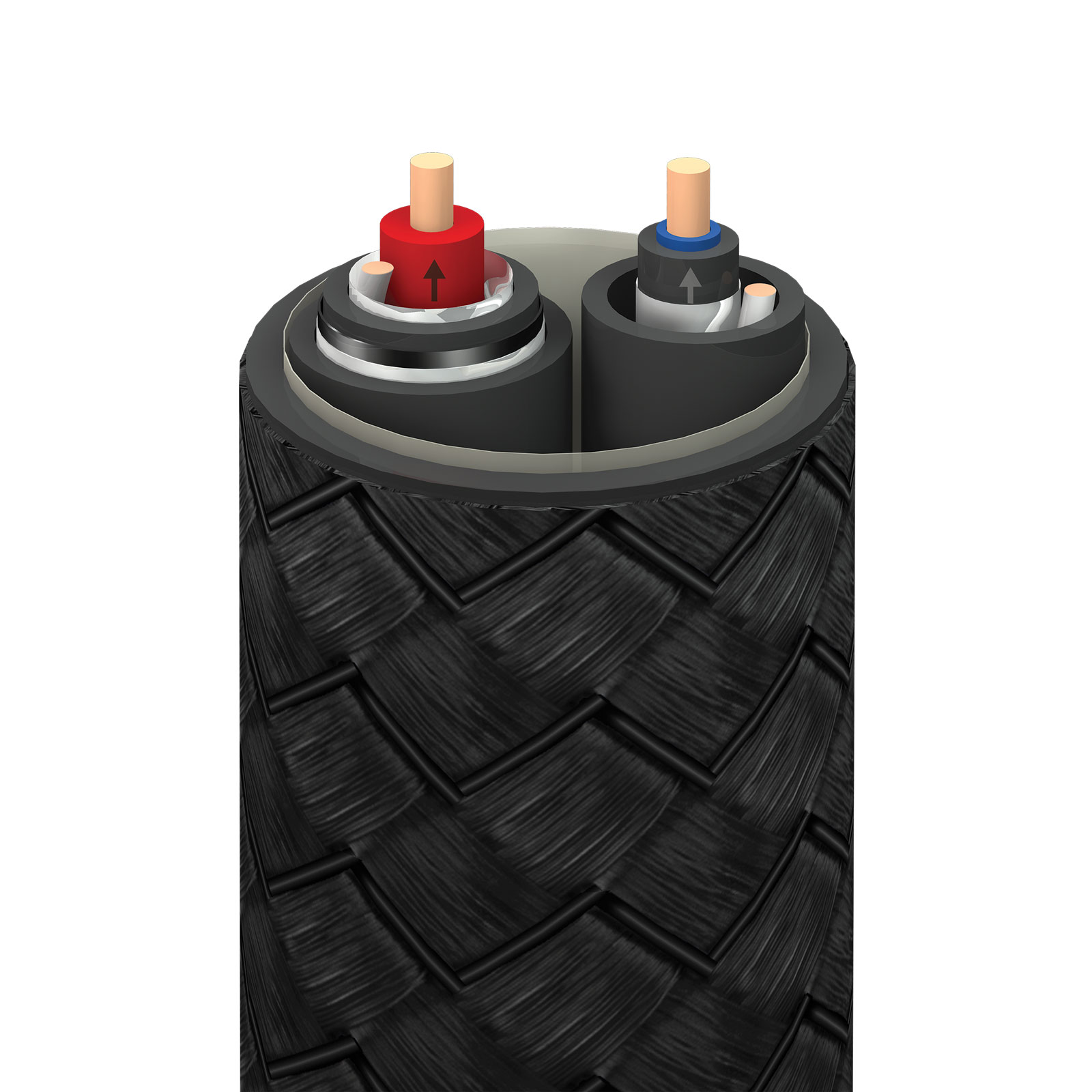 AudioQuest Black Beauty Interconnect Cable - 2.0 Meter - RCA to RCA - Pair