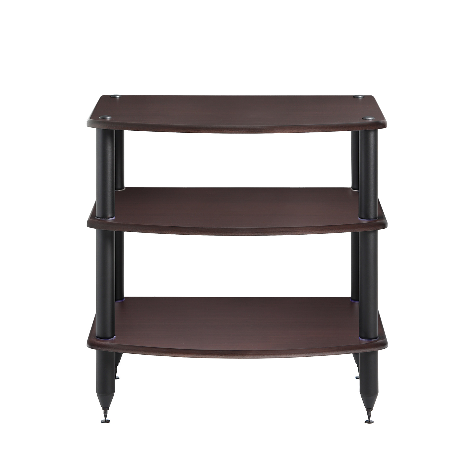 Pangea Audio Vulcan 3-Shelf Audio Rack - Espresso Shelves
