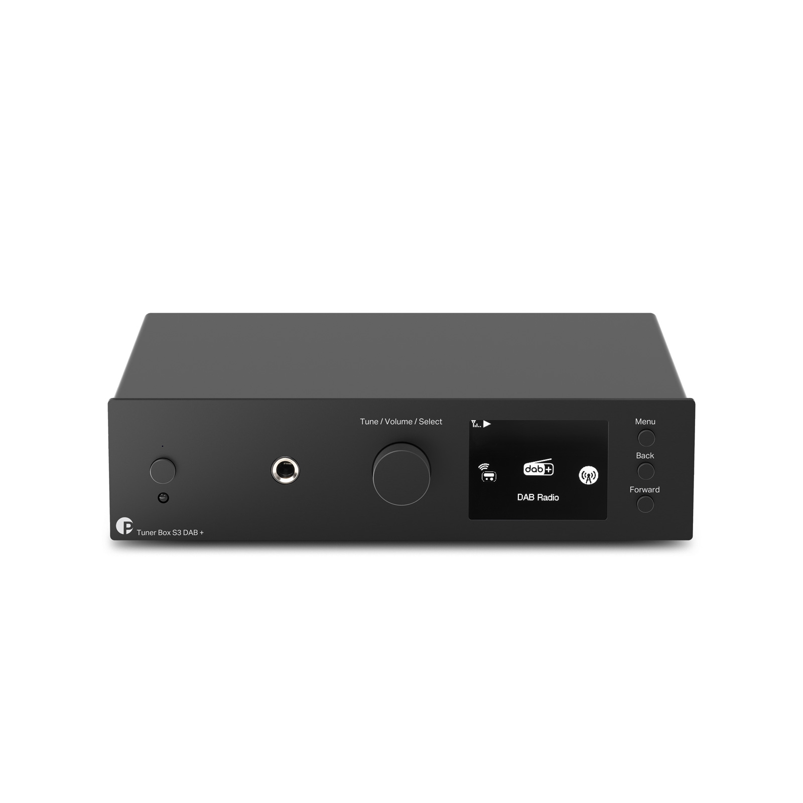 Front of Pro-Ject Tuner Box S3 DAB+ FM Tuner With Internet Radio