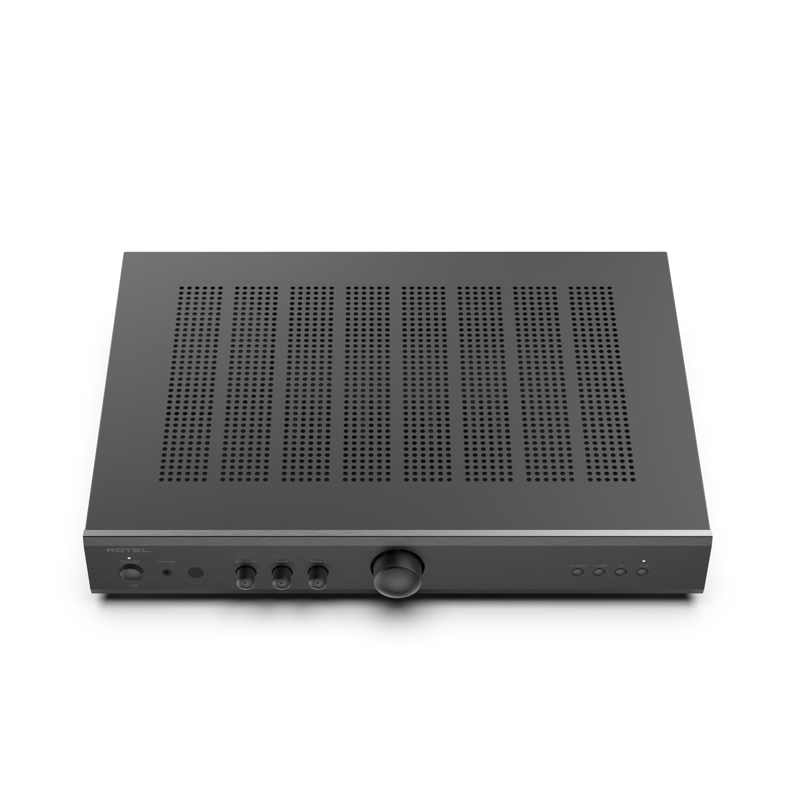 Upper Front of Rotel A8 Integrated Amplifier