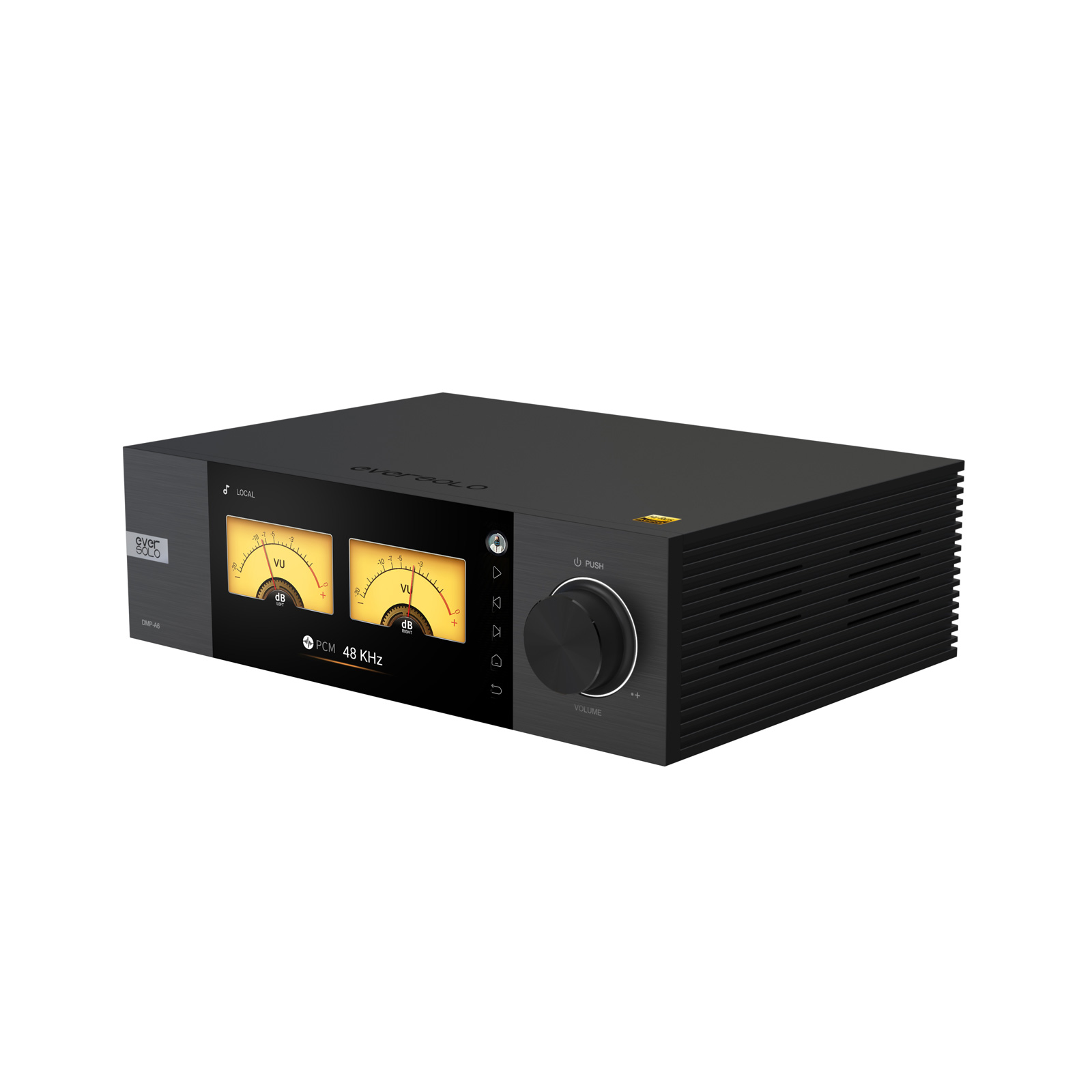 Left side of EverSolo DMP-A6 Network Streamer & DAC