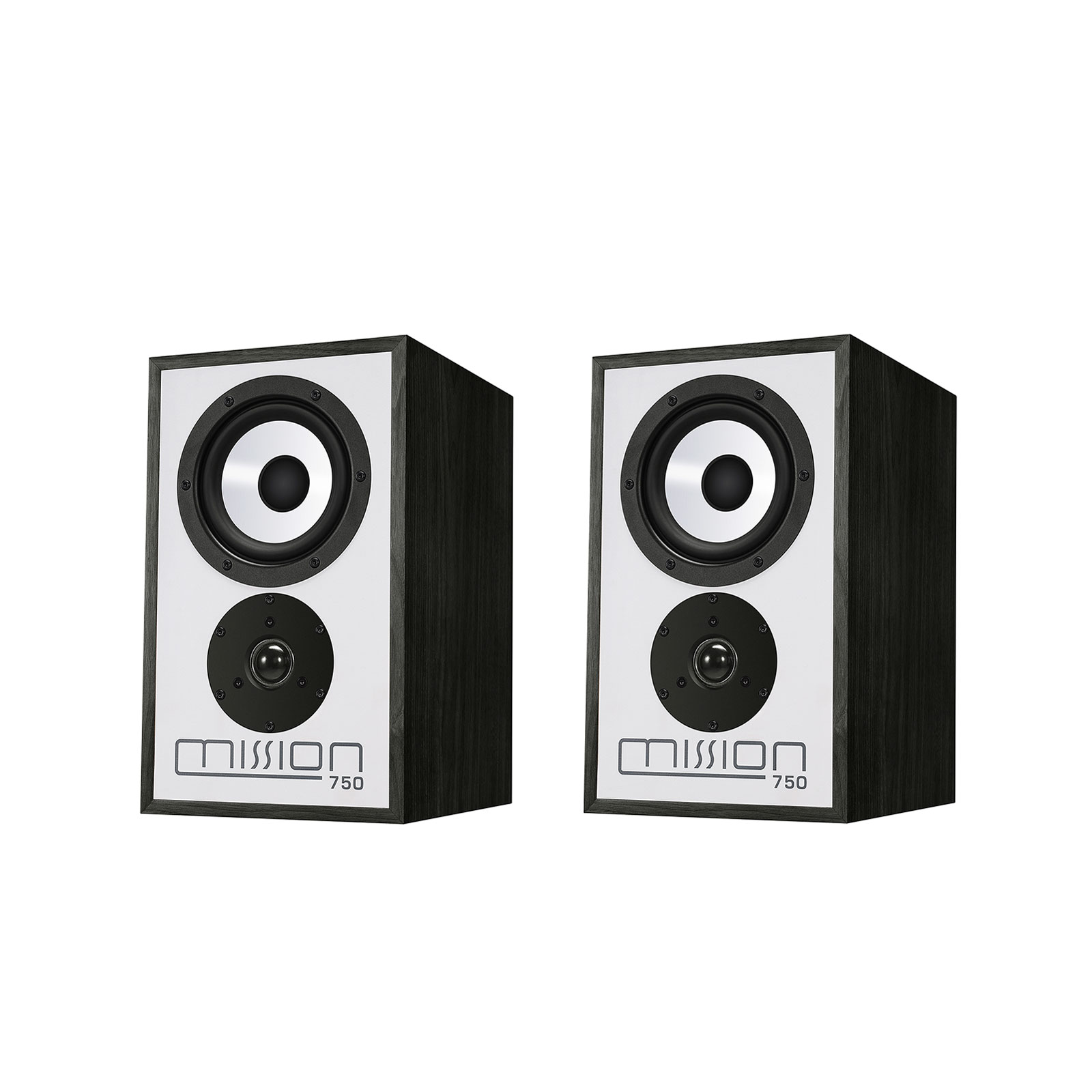Mission M750 Bookshelf Speakers - Black - Pair