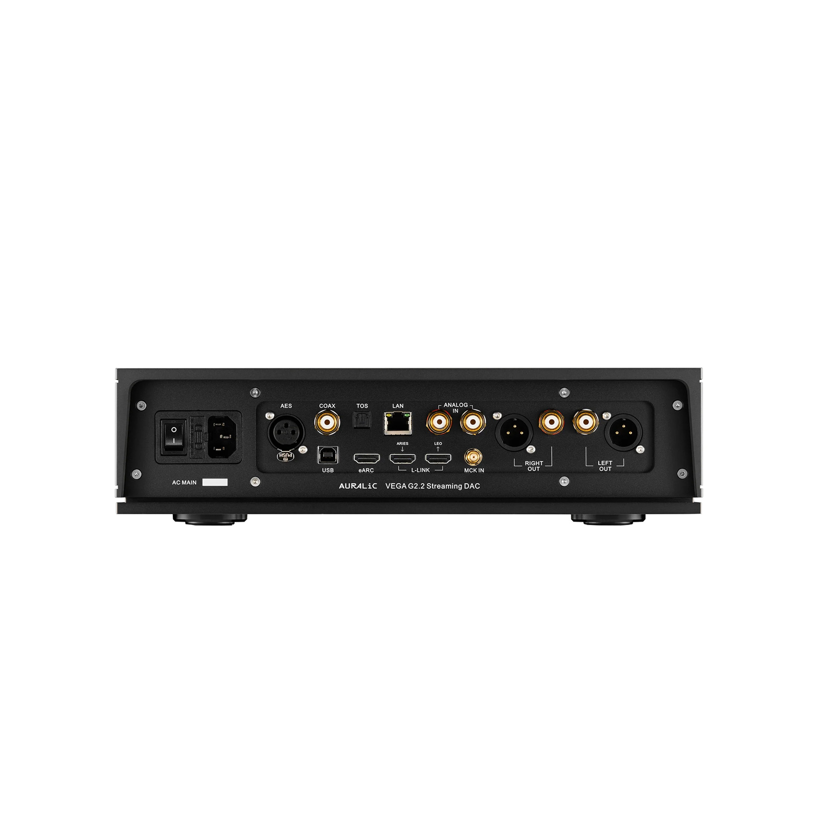 Back of AURALiC Vega G2.2 Streaming DAC