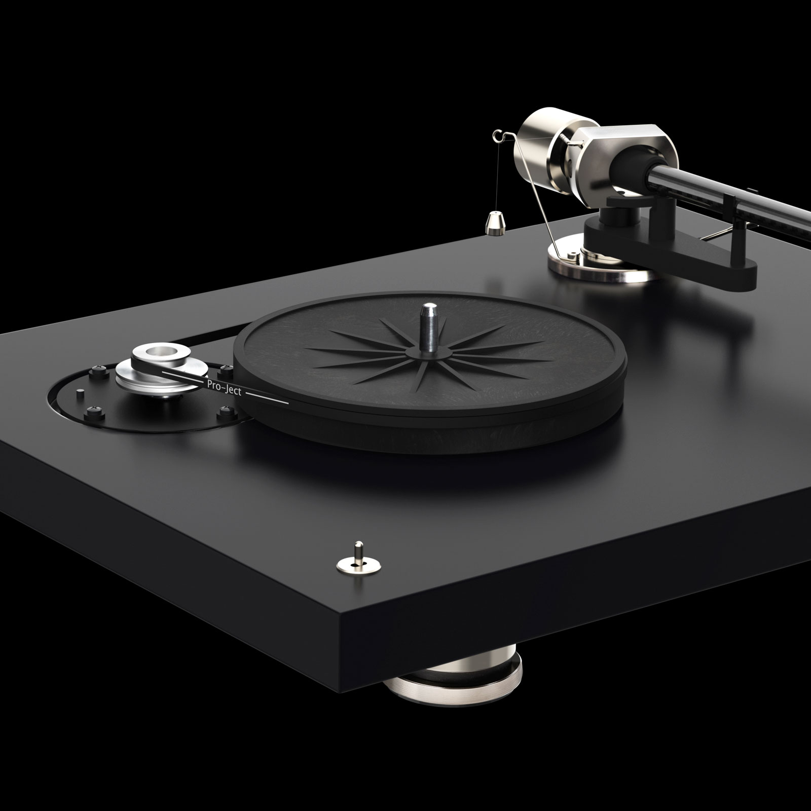 Sides of Pro-Ject Debut Pro B Turntable