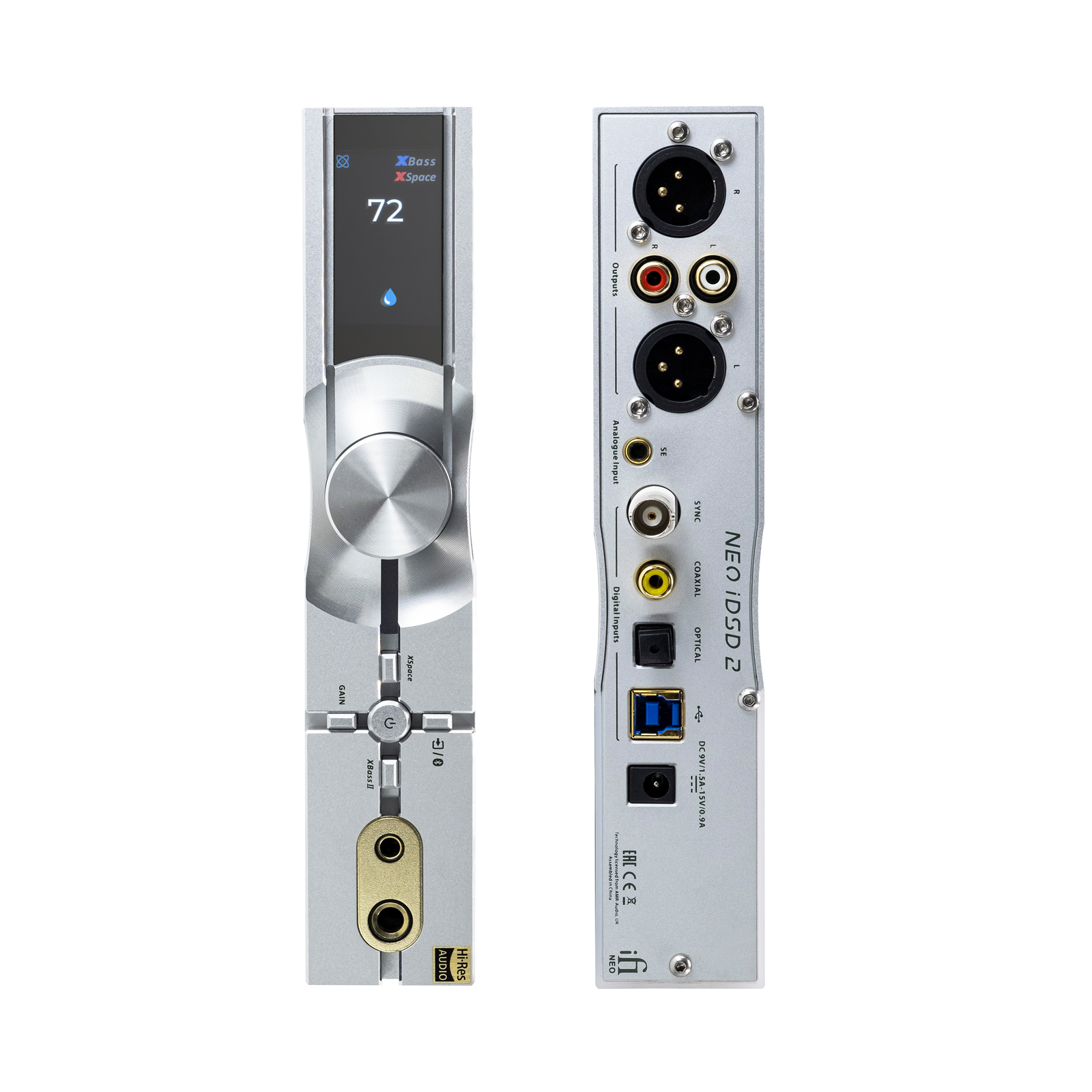 Standing Front view of the NEWO iDSD2