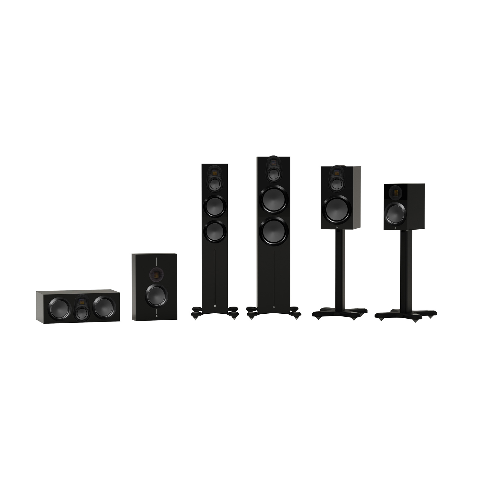Full display of Monitor Audio Gold 500 6G Floorstanding Speakers