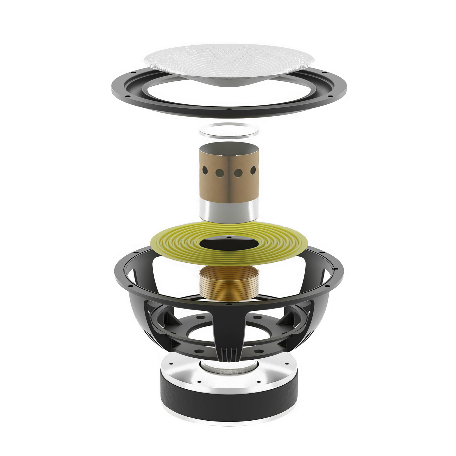 Interior of Monitor Audio Gold 500 6G Floorstanding Speakers