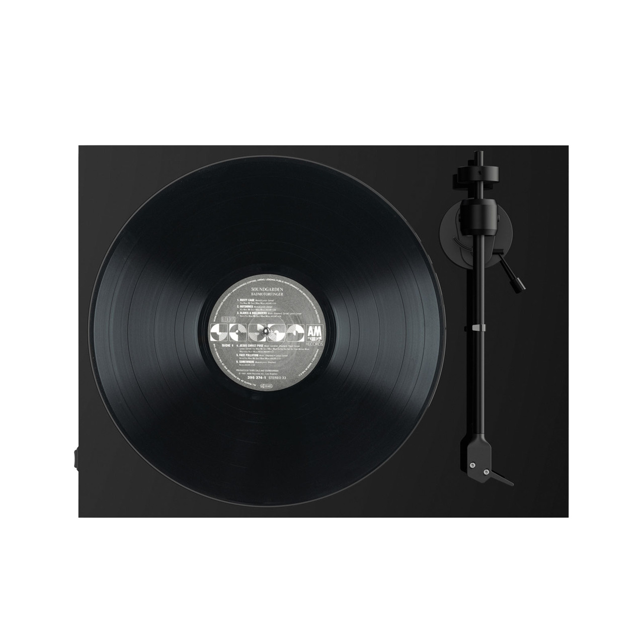Upper display of Pro-Ject E1 Phono Plug & Play Turntable with Built-in Phono