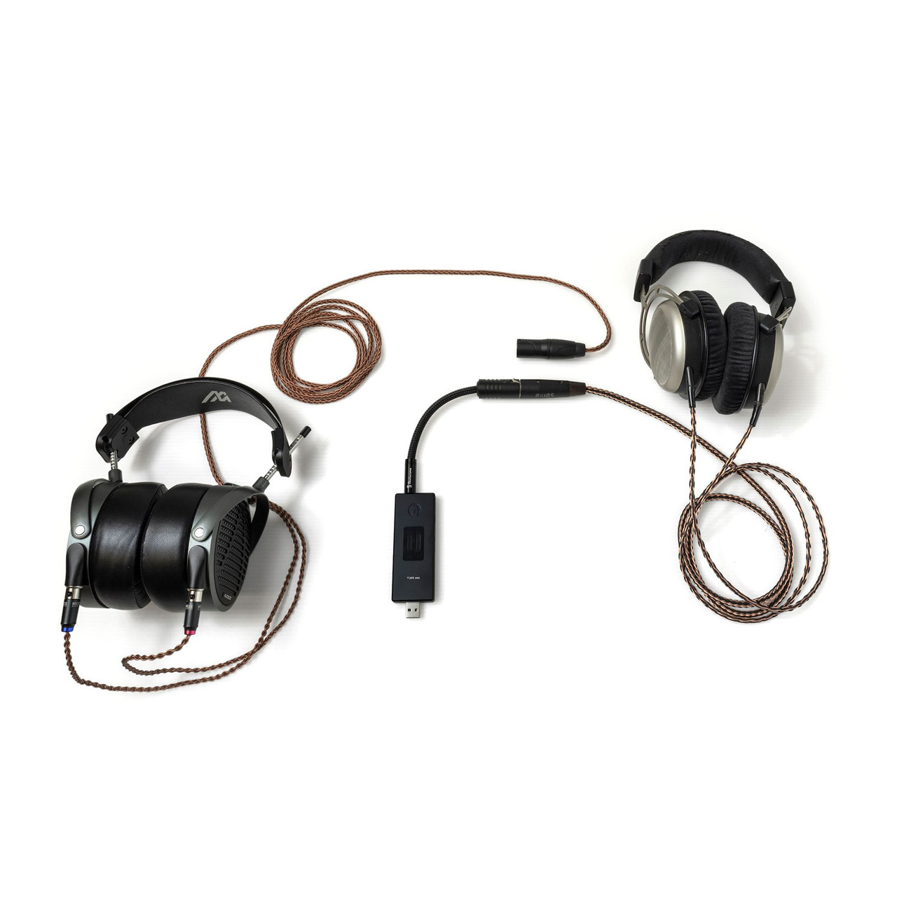 Woo Audio TUBE mini Balanced Headphone Amplifier and DAC - Black lifstyle view