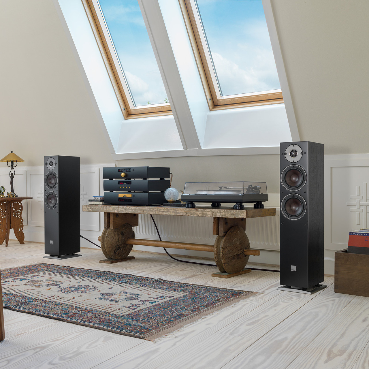 Home display of DALI OBERON 5 Floorstanding Speakers