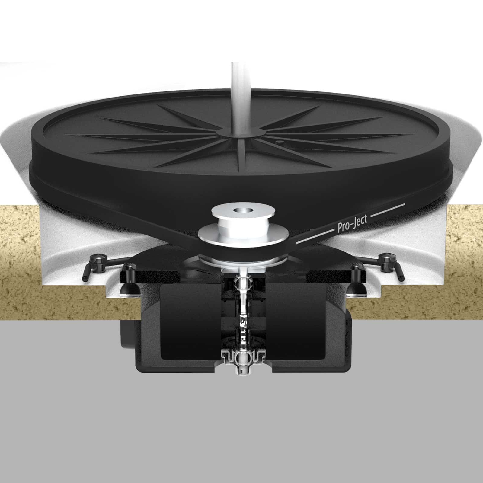 Pro-Ject X1 B Turntable - Gloss Black - Pick it PRO B