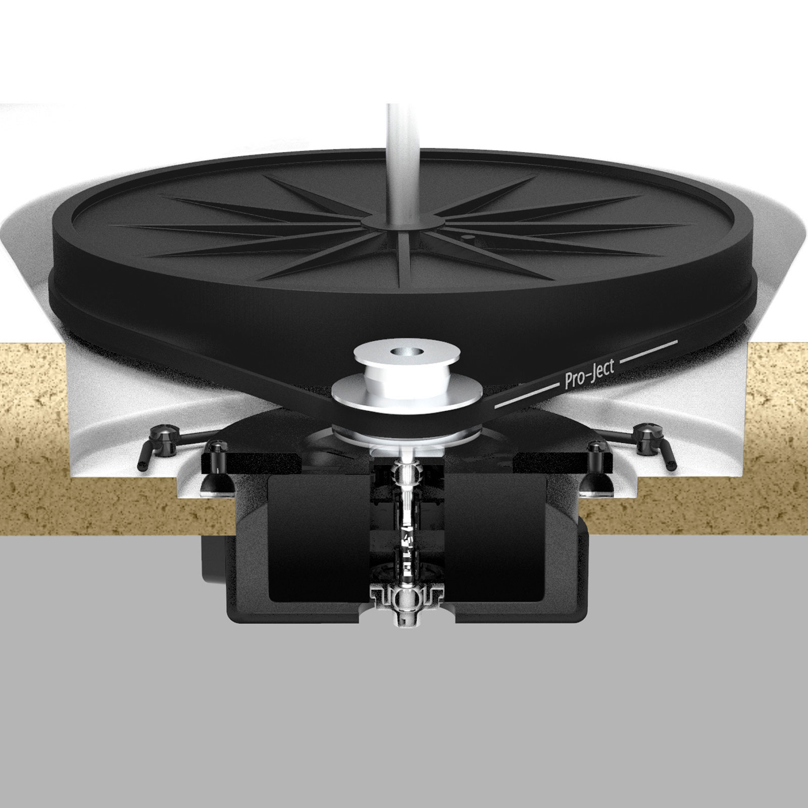 Pro-Ject X1 B Turntable - Walnut - Pick it PRO B