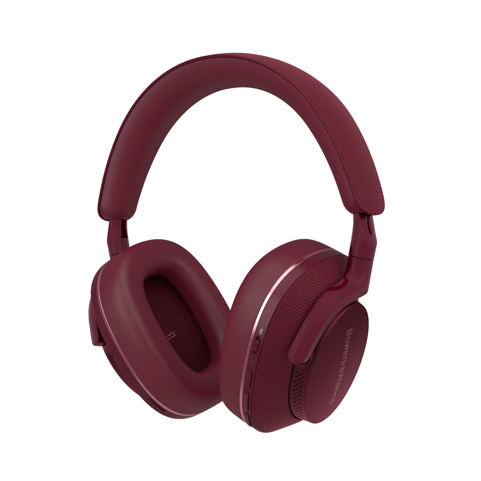 Bowers & Wilkins Px7 S2e Wireless Headphones - Ruby Red Angle View