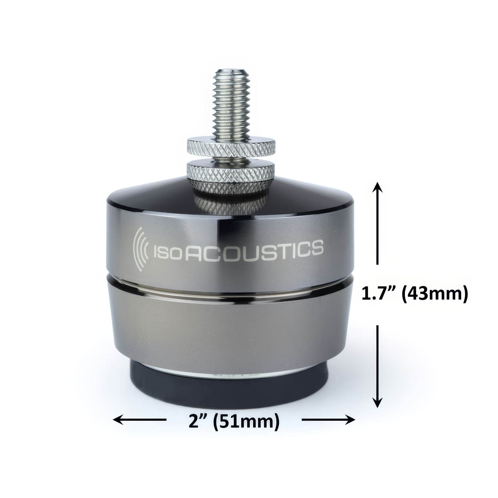 Diagram view of IsoAcoustics GAIA II Speaker Isolator