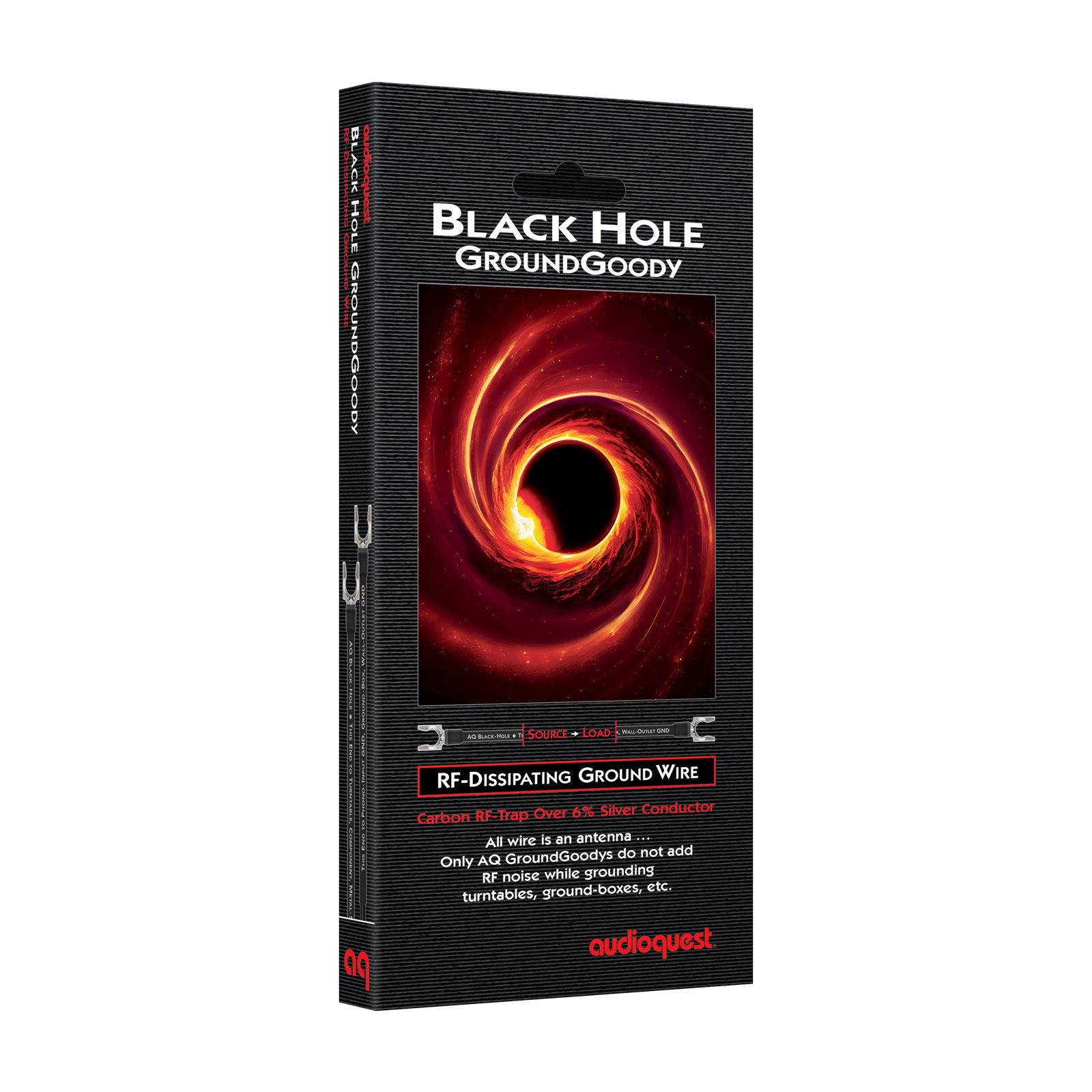 AudioQuest Black Hole Groundgoody Ground Cable - 2.25 Meter