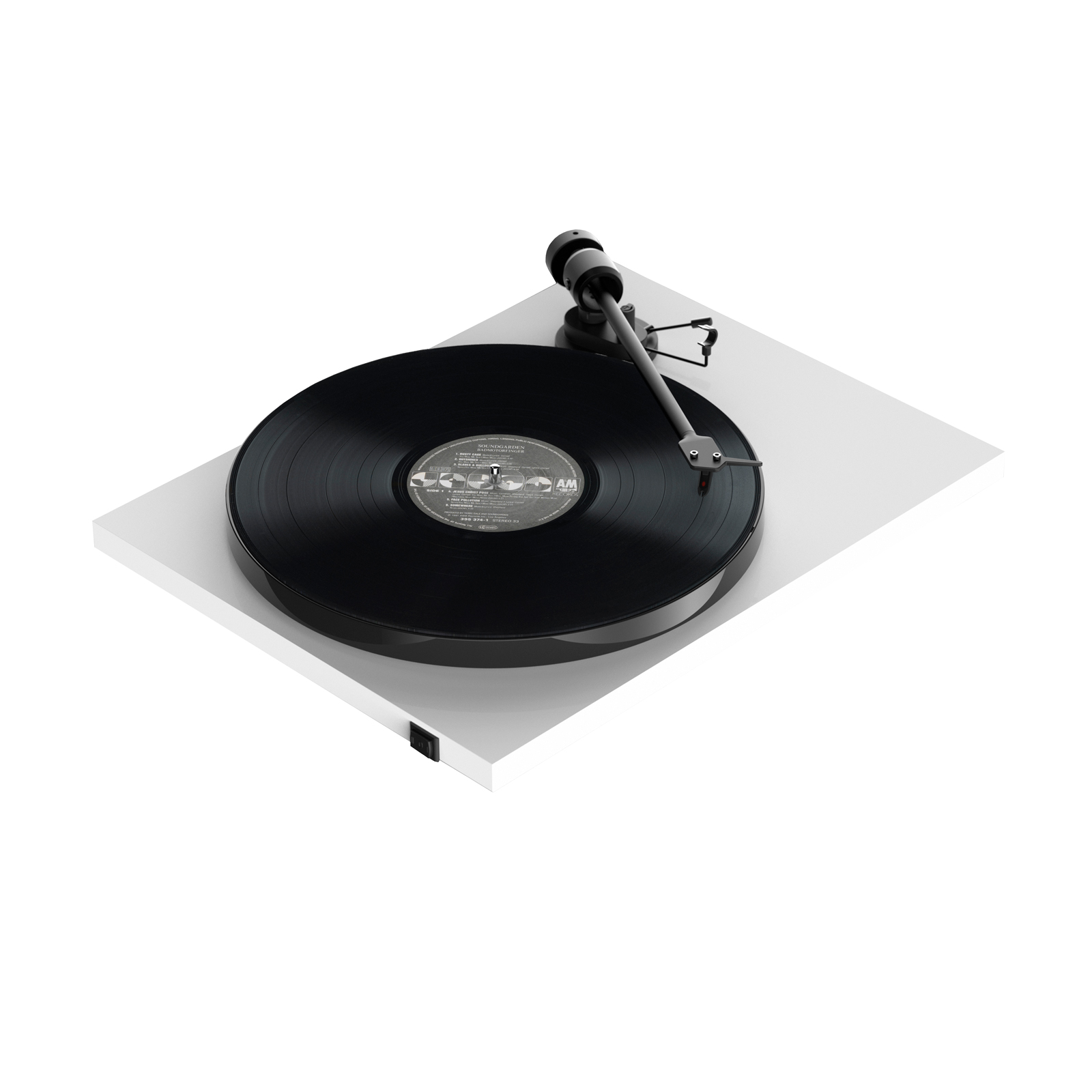 Side of Pro-Ject E1 Turntable