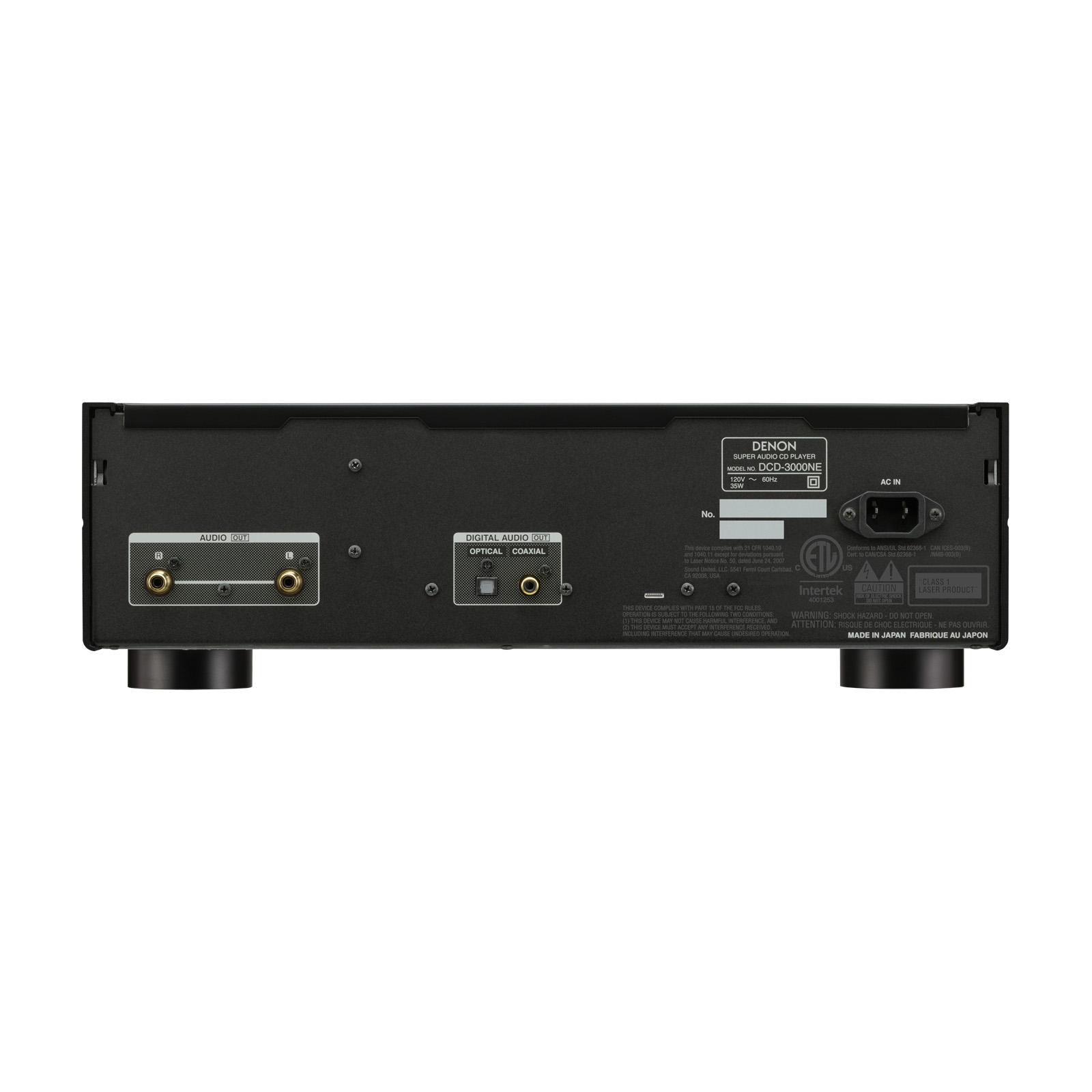 Denon DCD-3000NE Audiophile CD/SACD Player - Black - Audio Advisor