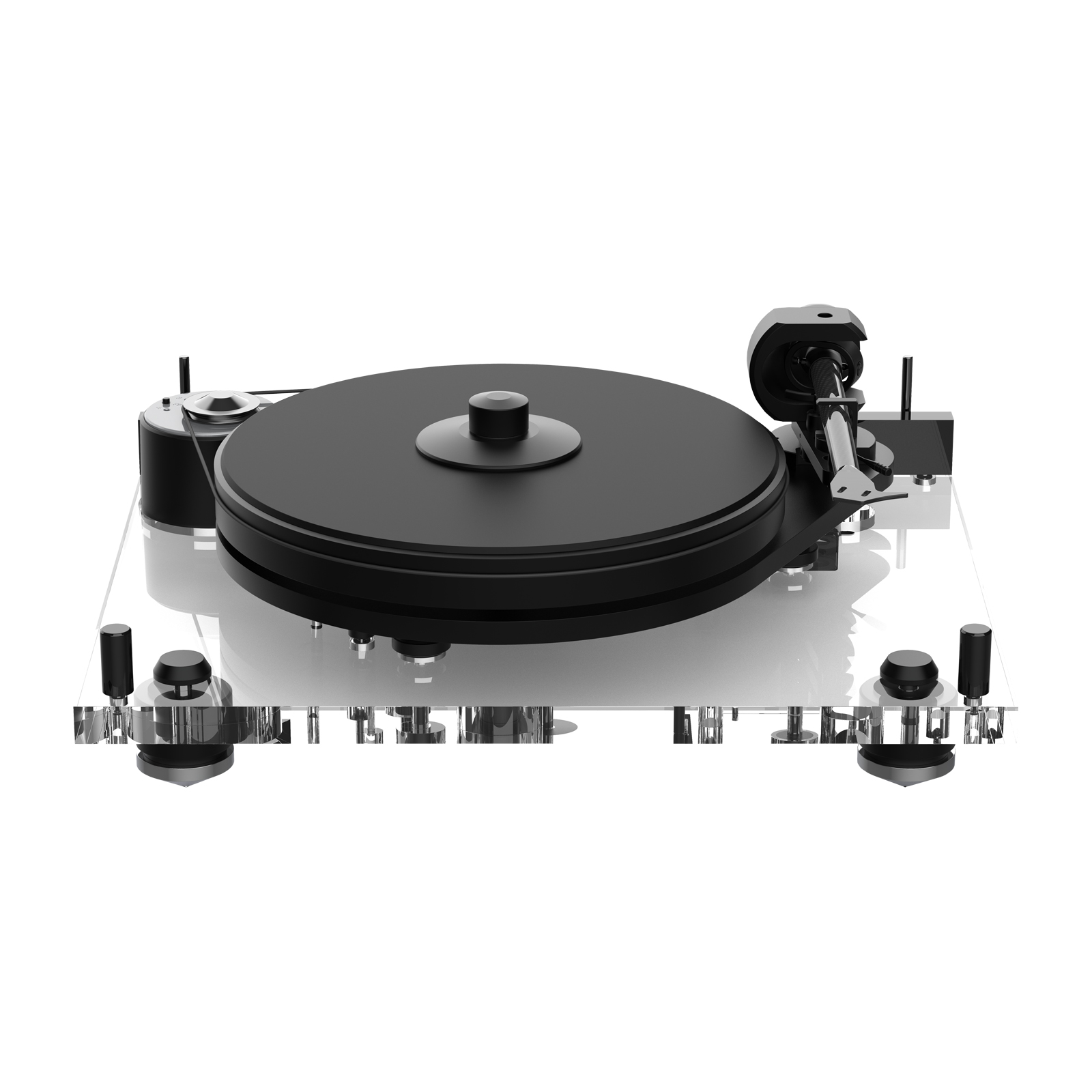 Pro-Ject 6 PerspeX Balanced Turntable front view
