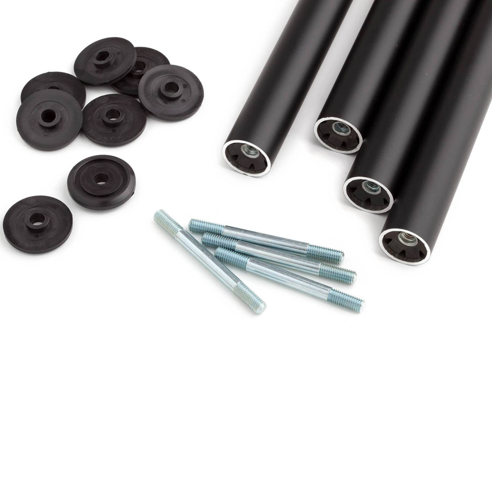 Solidsteel S3 - 8.9 Inch Set of 4 Poles with Hardware - Thumbnail 2