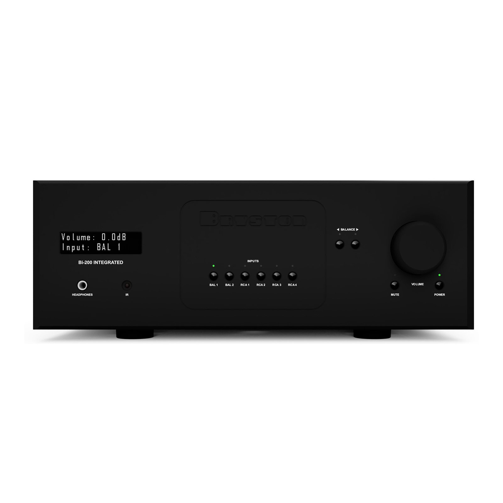 Front of Bryston Bi200 Integrated Amplifier without faceplate