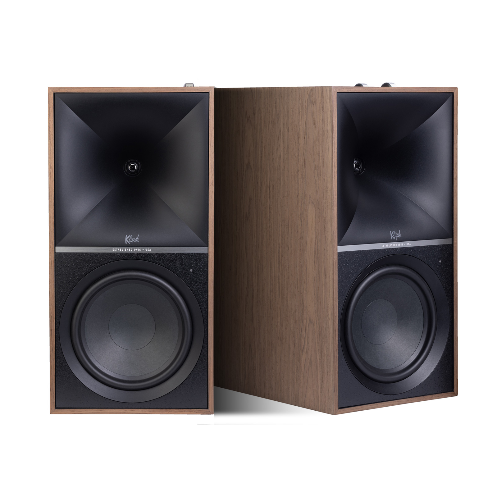 Klipsch The Nines Powered Speakers front angle view