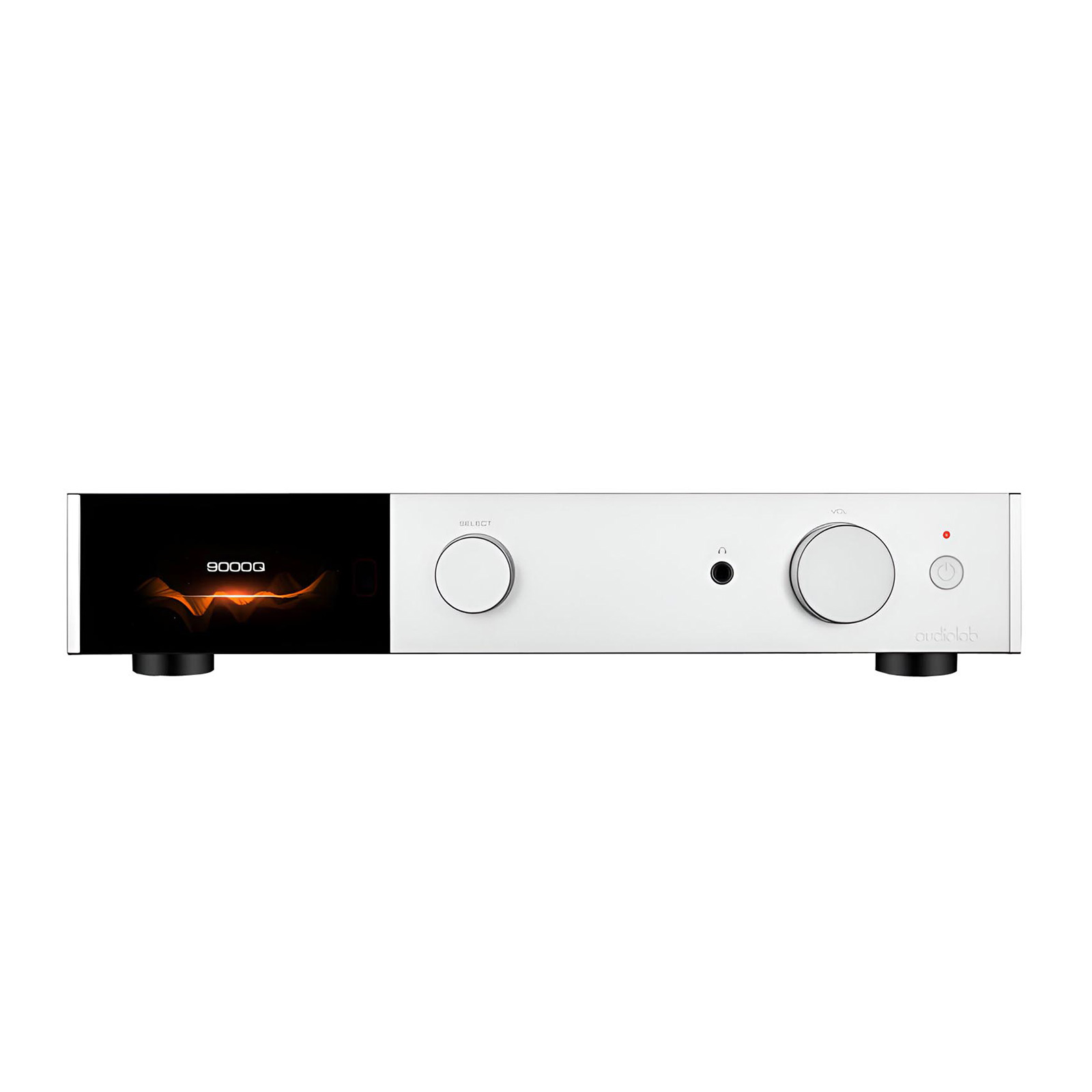 Front view of silver audiolab 9000Q Preamplifier