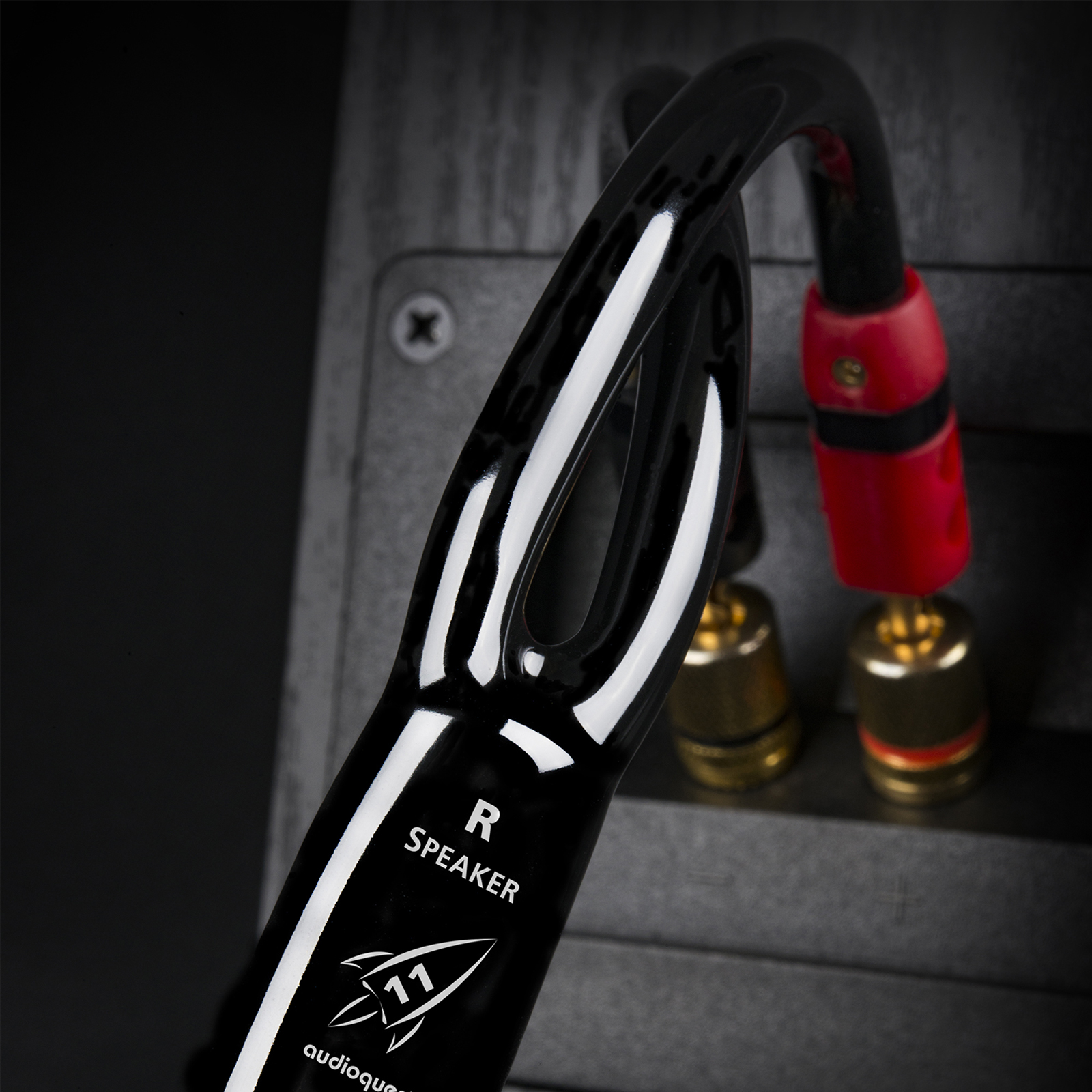 Details for AudioQuest Rocket 11 Speaker Cable - Spades to Spades - Pair
