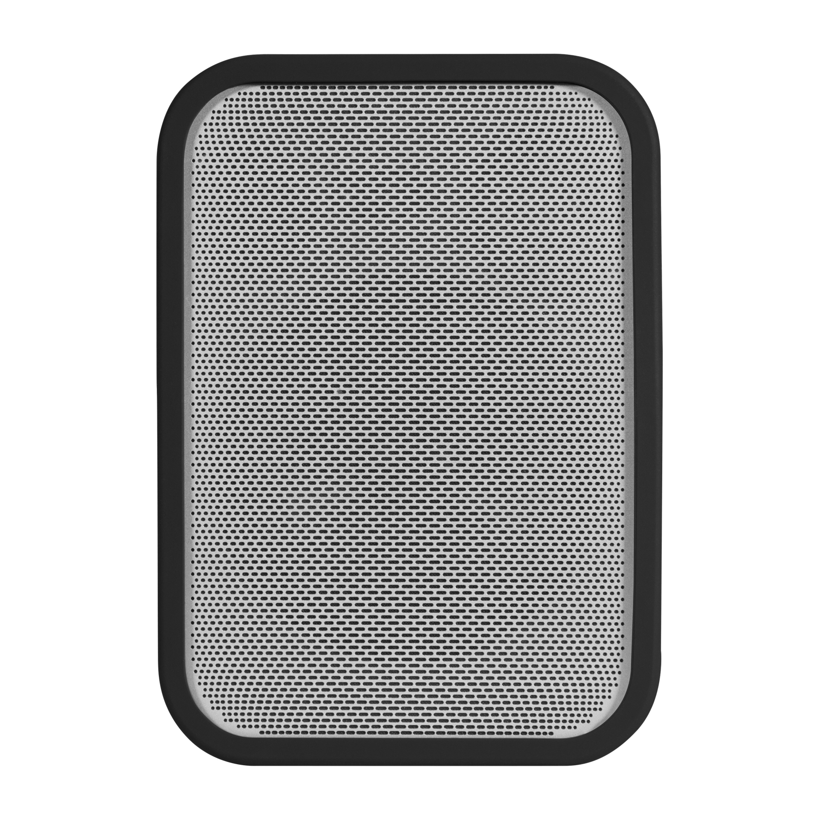 Front view of black Bluesound PULSE FLEX Skin