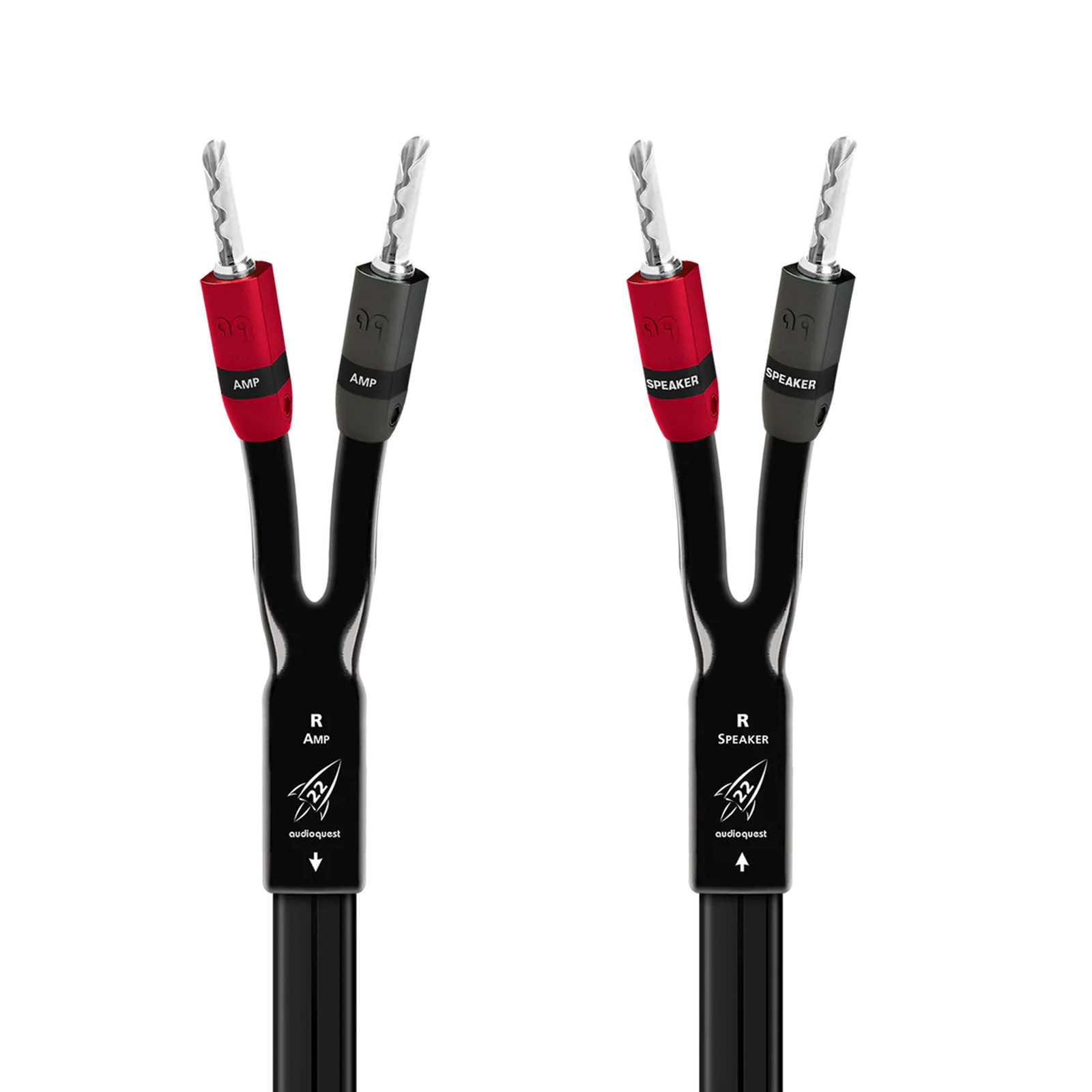 AudioQuest Rocket 22 Speaker Cable - BFA Bananas to BFA Bananas Ends