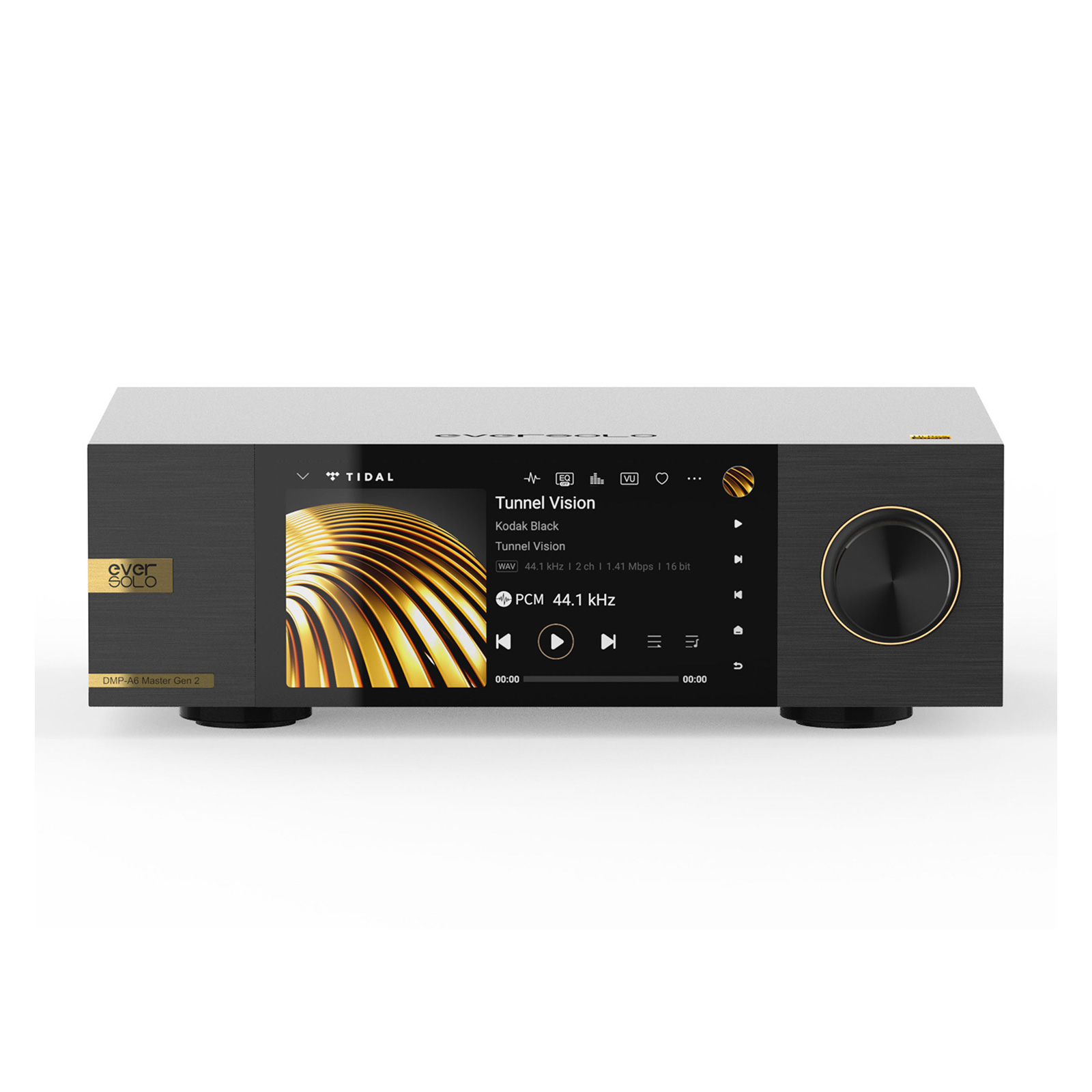 Front of EverSolo DMP-A6 Master Edition Gen2 Network Streamer & DAC - Black