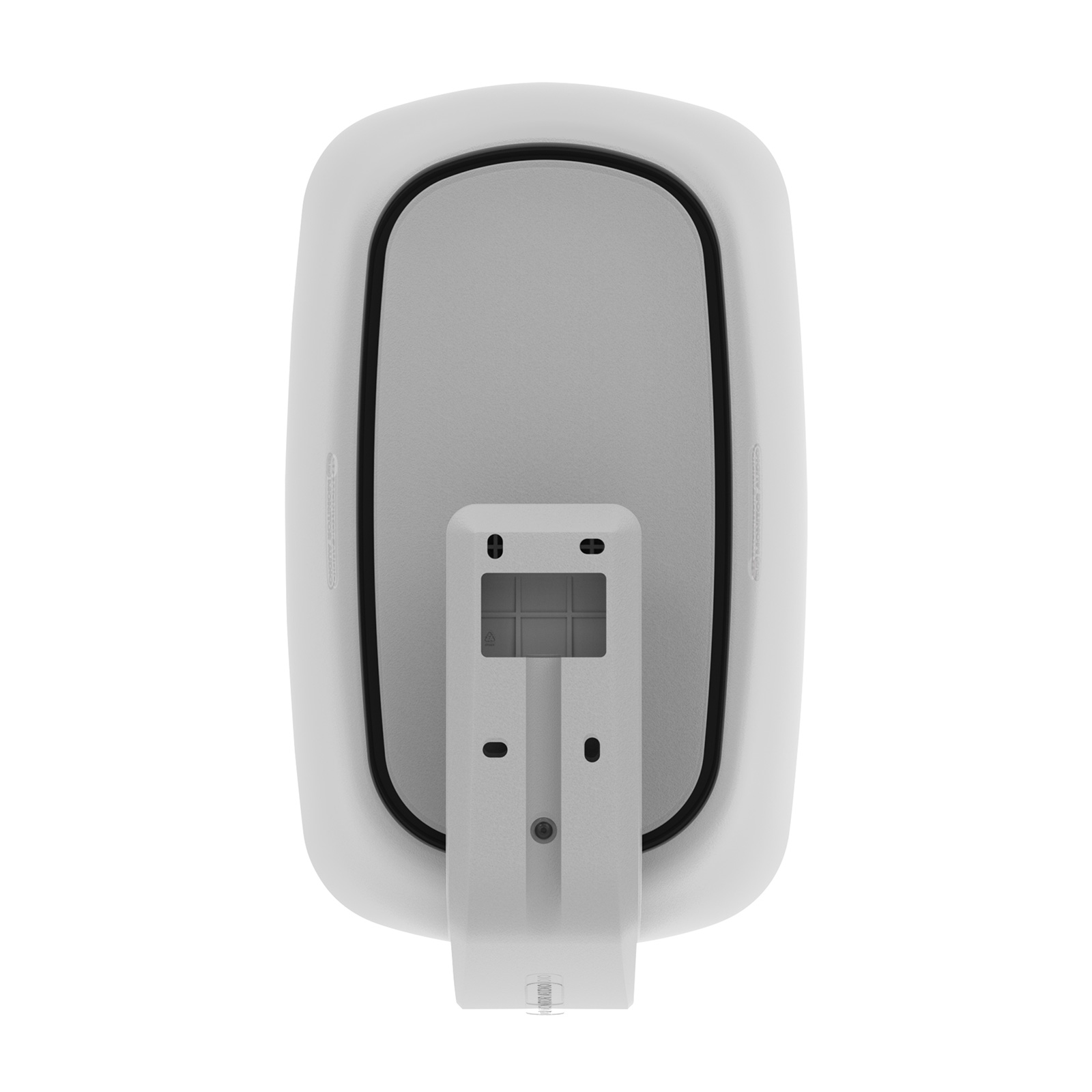 back view of white Monitor Audio Climate CL2 M On Wall Outdoor Speakers 