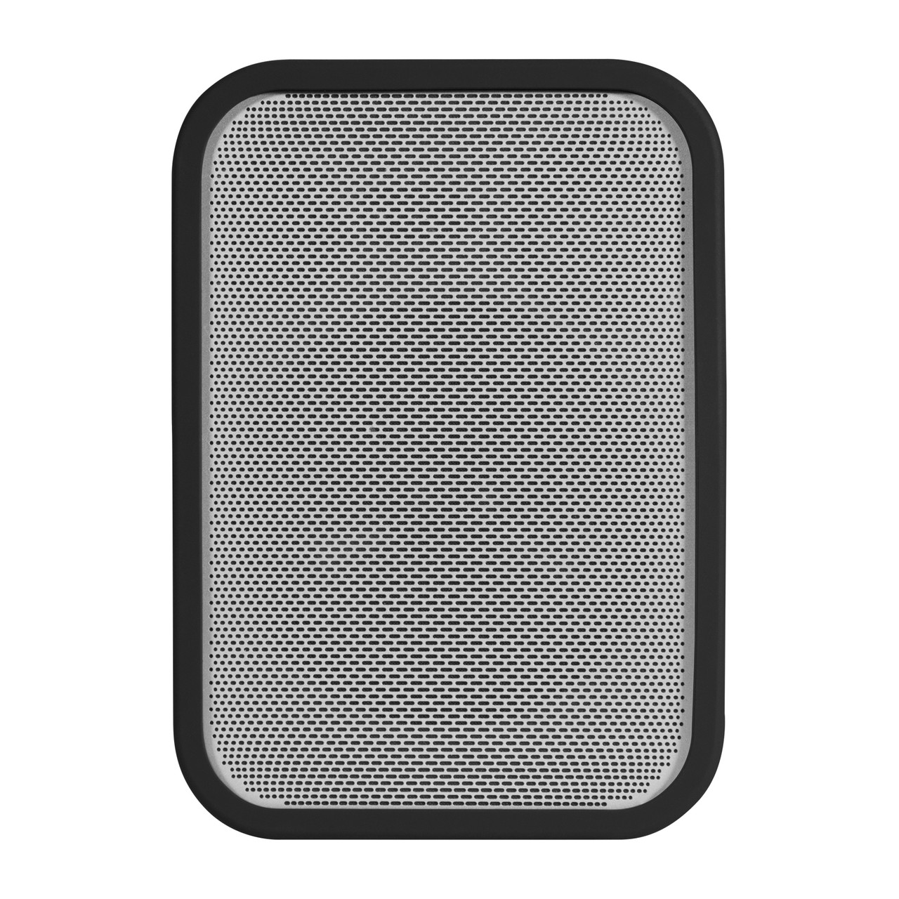 Front view of black Bluesound PULSE FLEX Skin