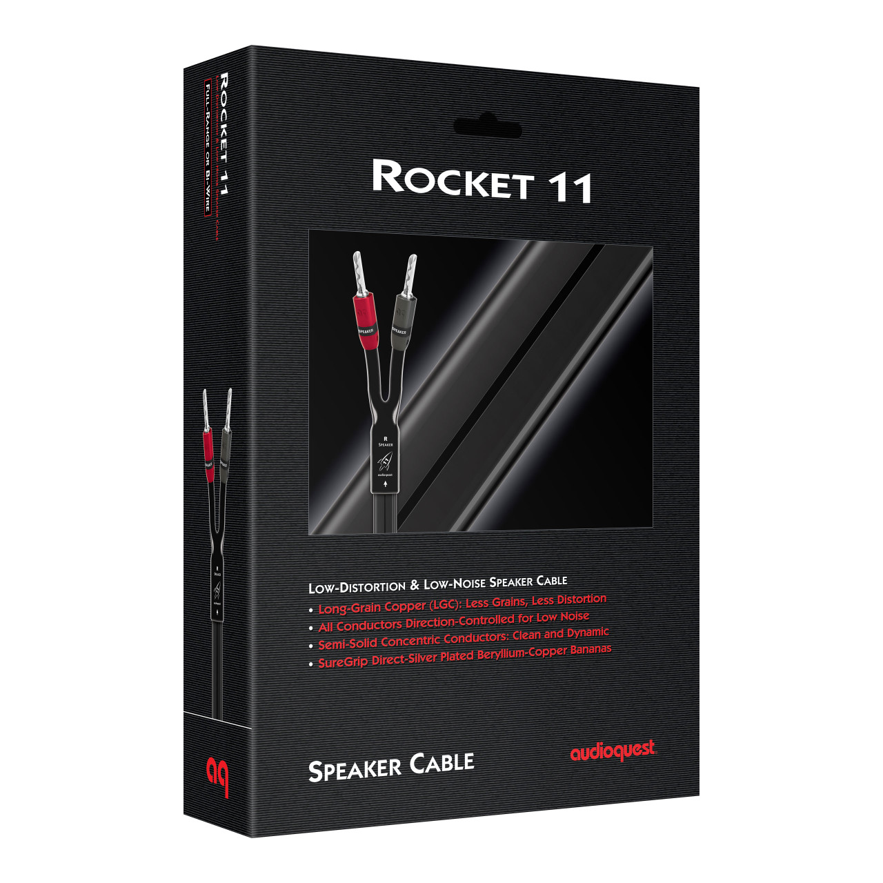 Box of AudioQuest Rocket 11 Speaker Cable - BFA Bananas to BFA Bananas