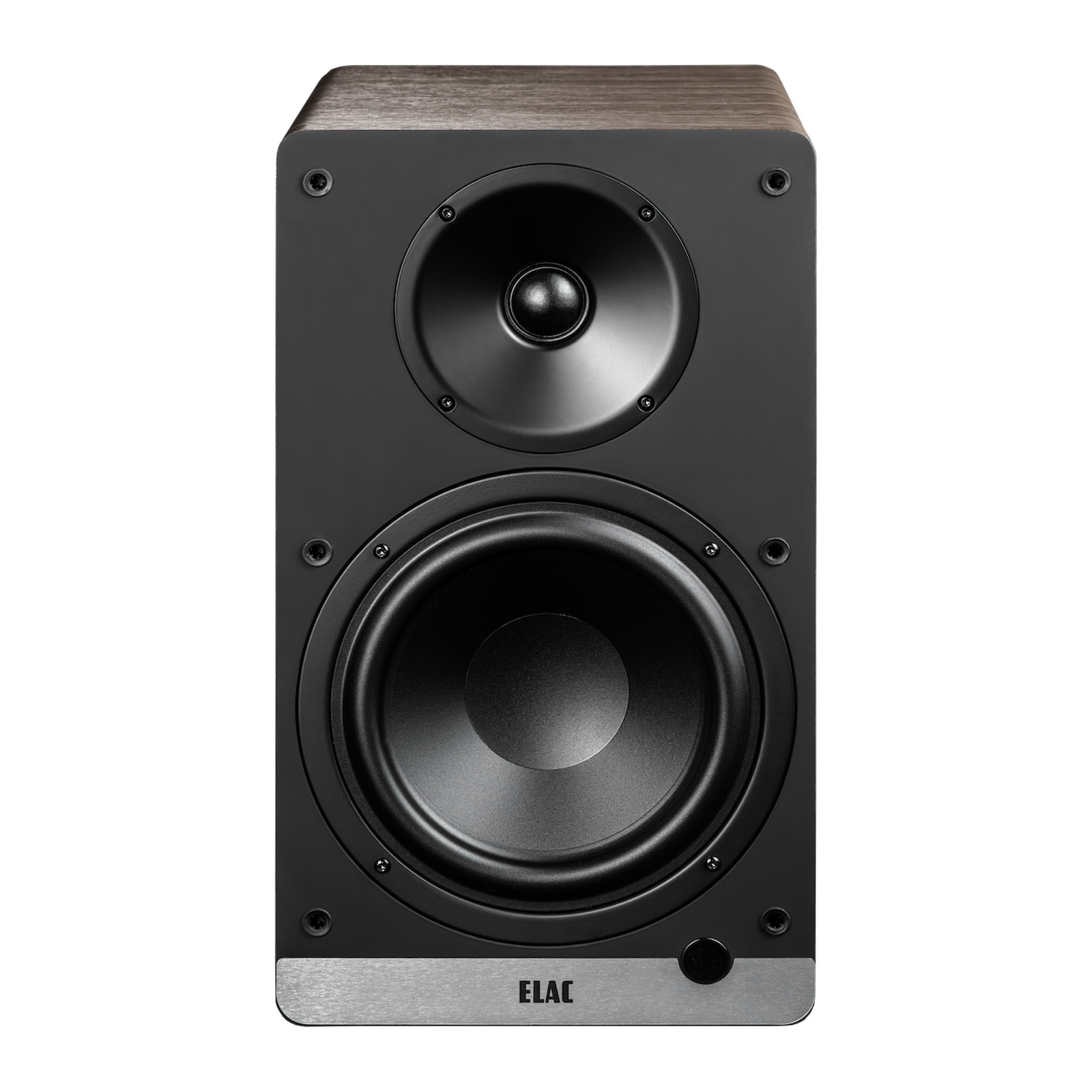 ELAC ConneX DCB61 Powered Speakers - Walnut - Pair - Audio Advisor
