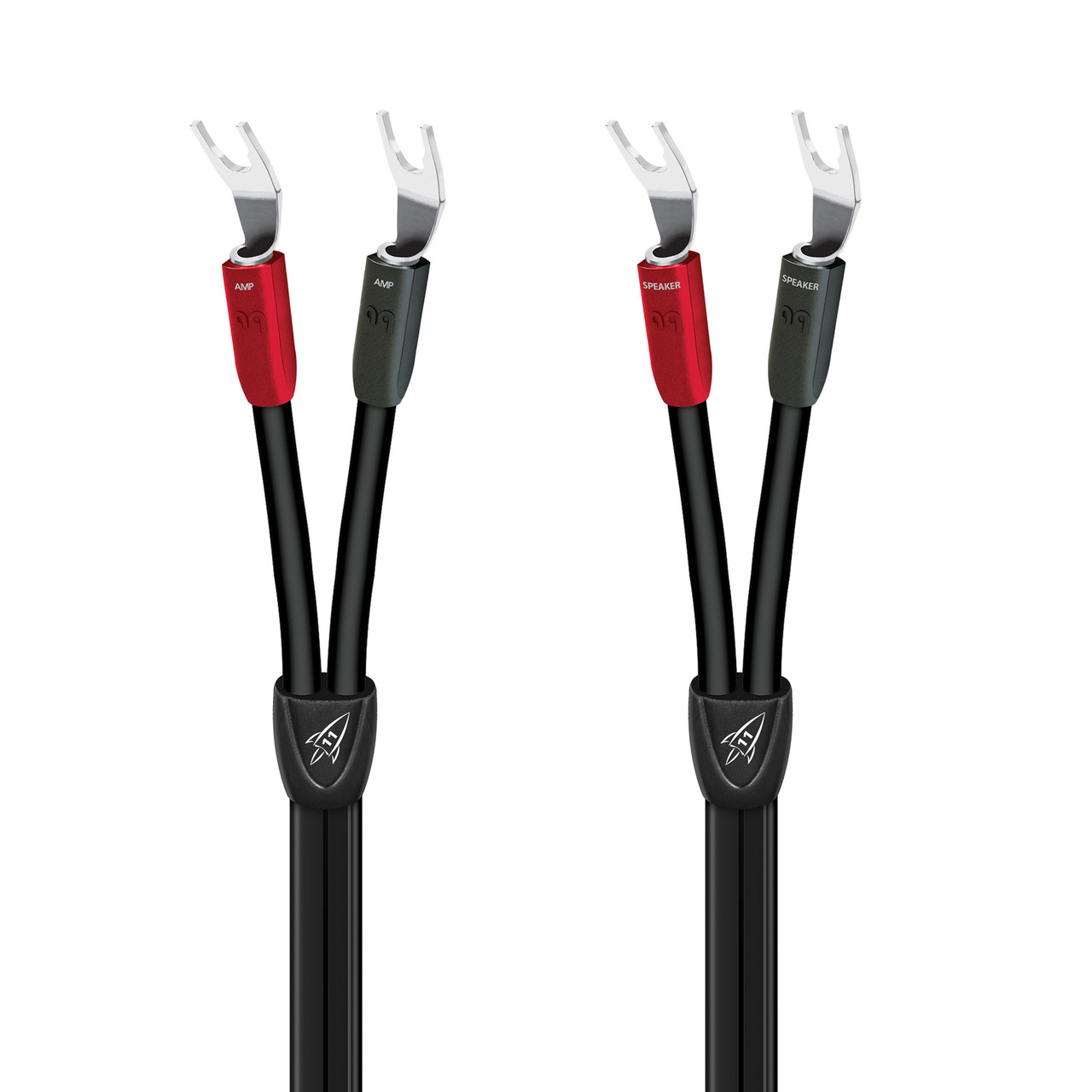 AudioQuest Rocket 11 Speaker Cable -  Spade to Spade ends