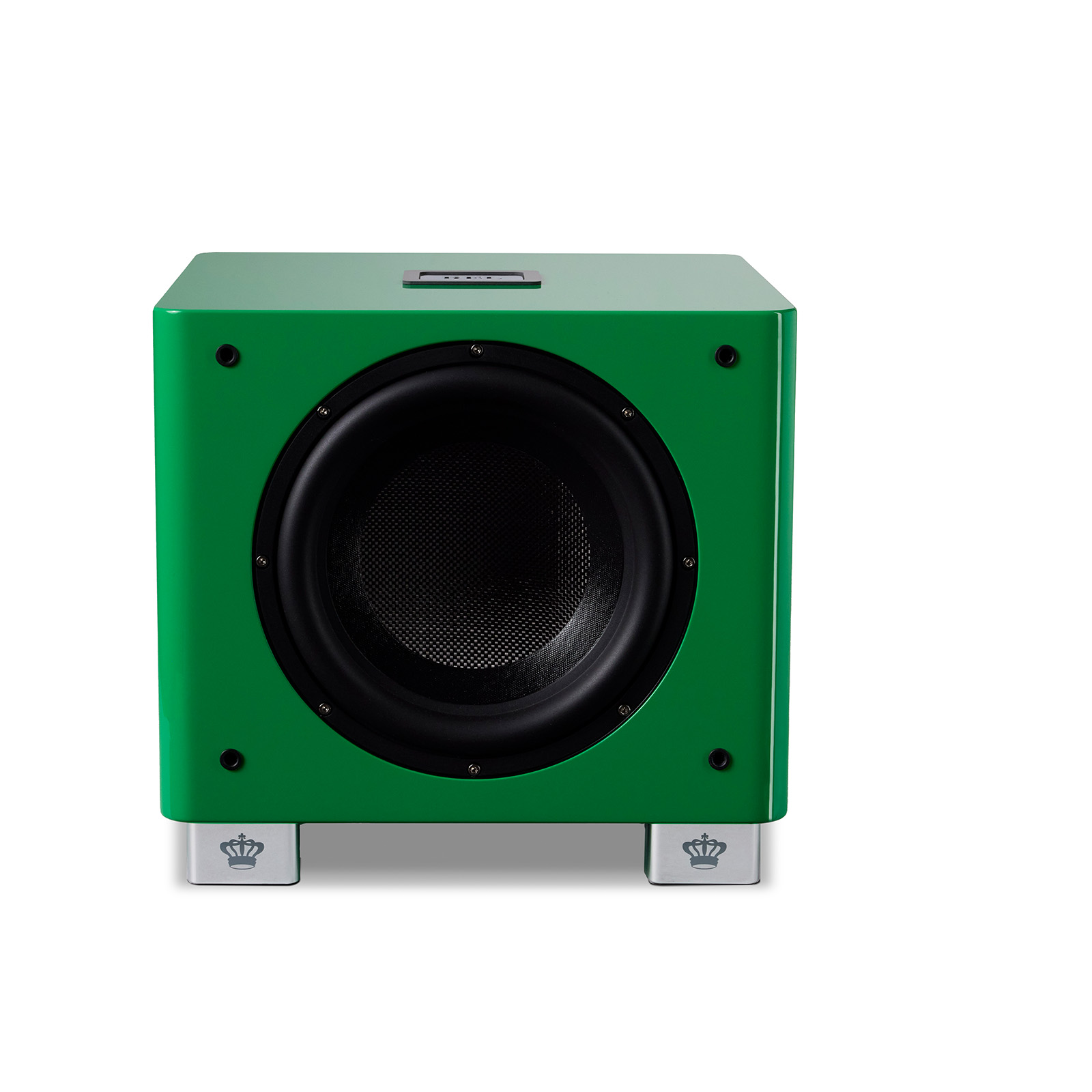 Front of Green With Envy REL Acoustics T/9x SE Powered Subwoofer