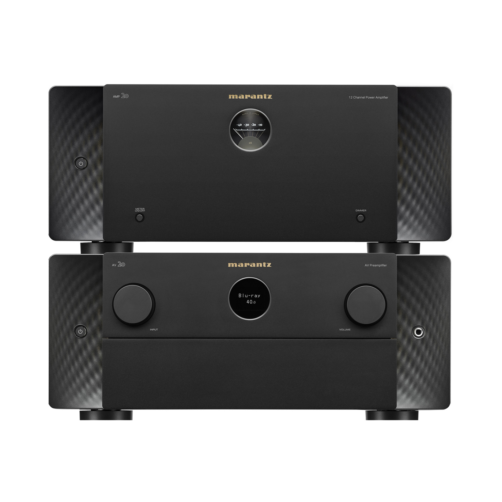 Stack of Marantz AV 20 Home Theater Preamplifier / Processor