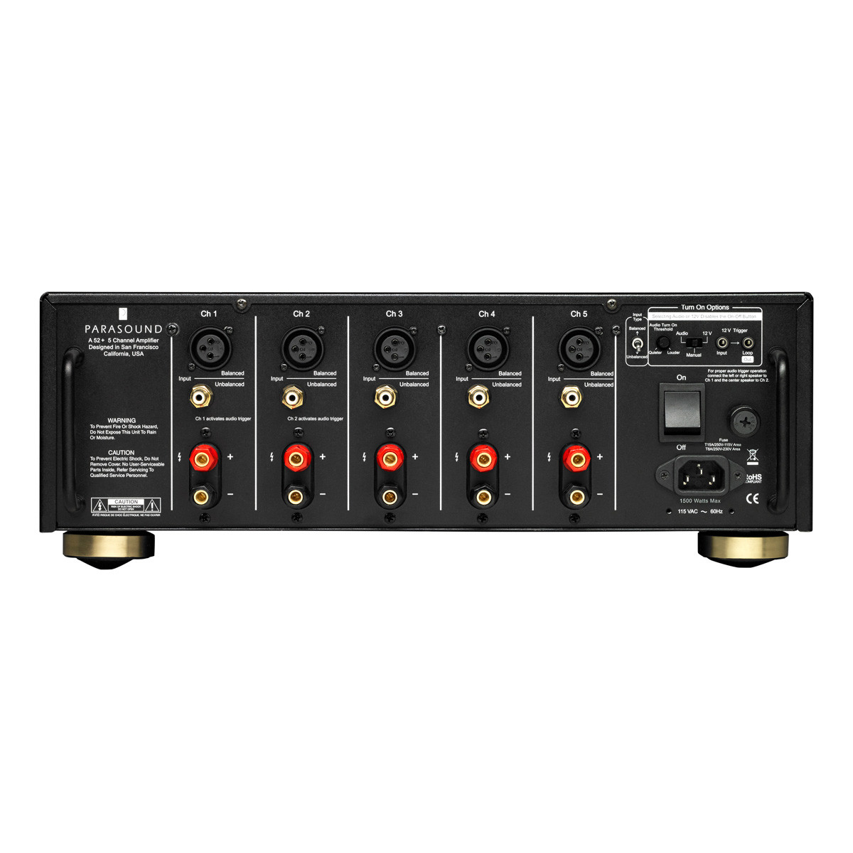 Parasound Halo A 52+ Five Channel Amplifier