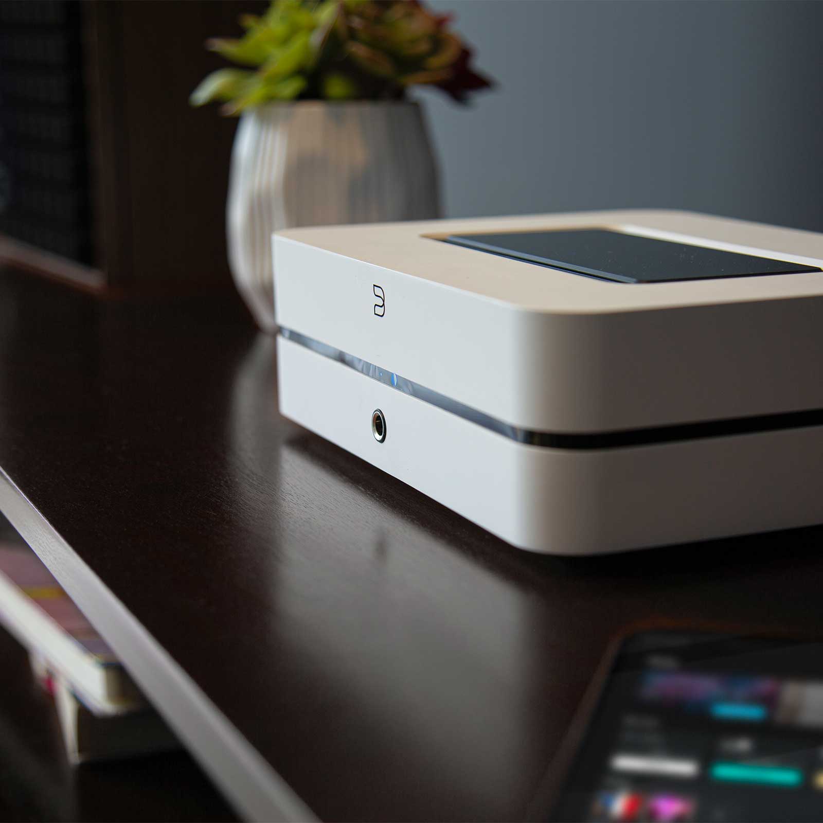 Lifestyle view of Bluesound POWERNODE N331 Streaming Amplifier 