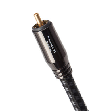 RCA end of the Pangea Audio Premier XL coaxial digital cable