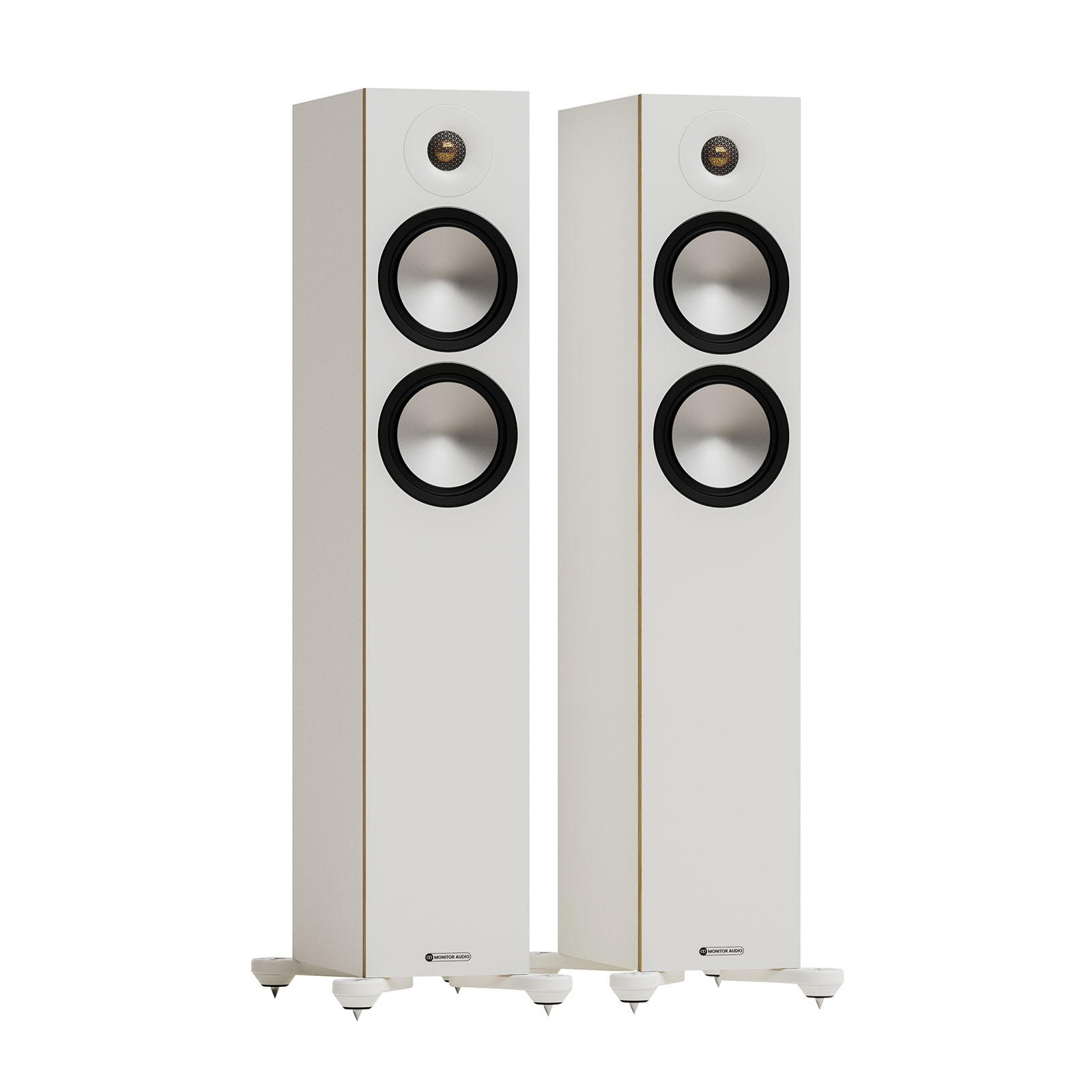 Monitor Audio Bronze 300 7G Floorstanding Speaker- White - Each