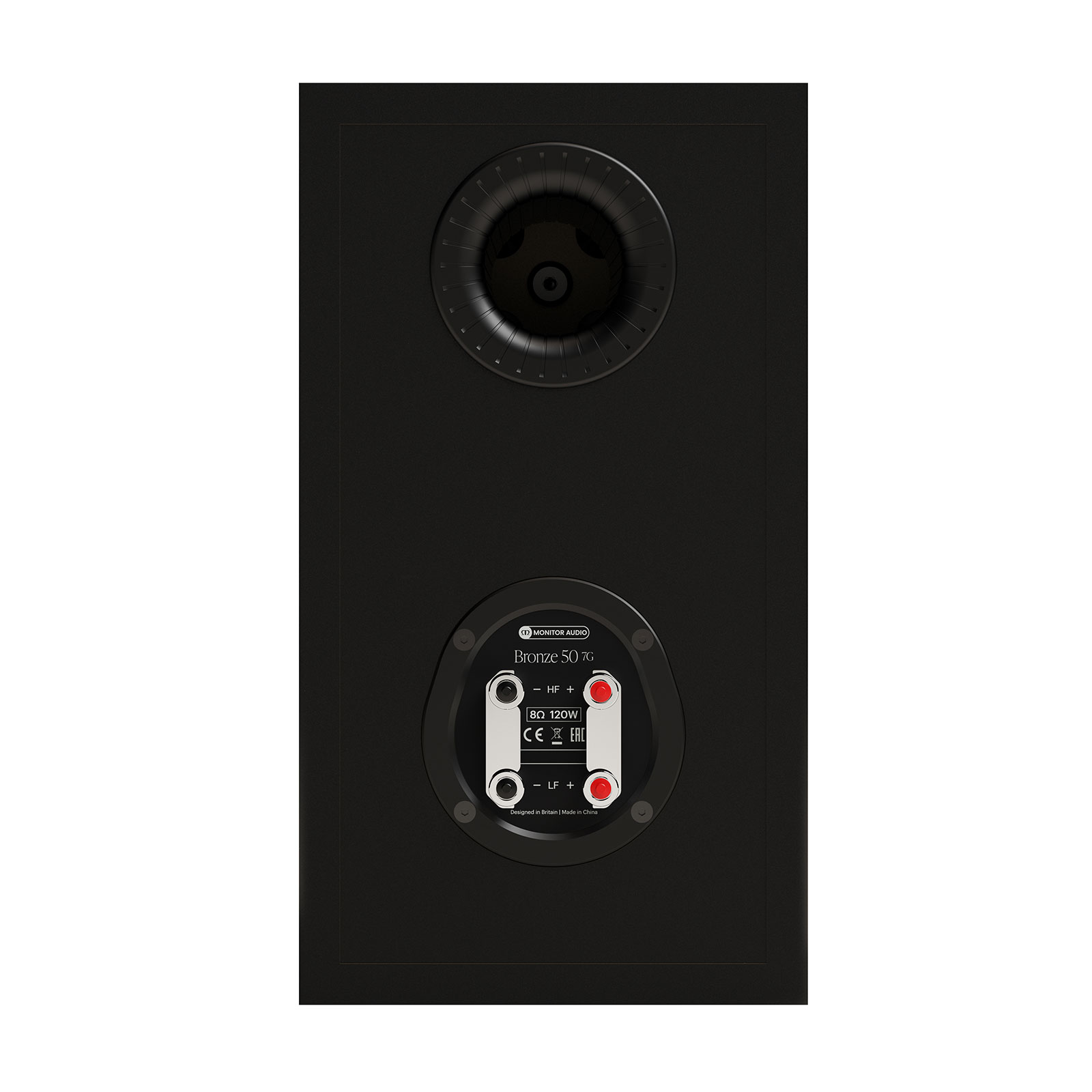 Monitor Audio Bronze 50 7G Bookshelf Speakers - Black - Pair