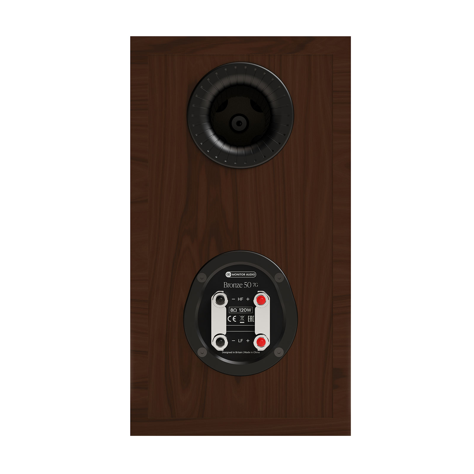 Walnut Monitor Audio Bronze 50 7G Bookshelf Speakers