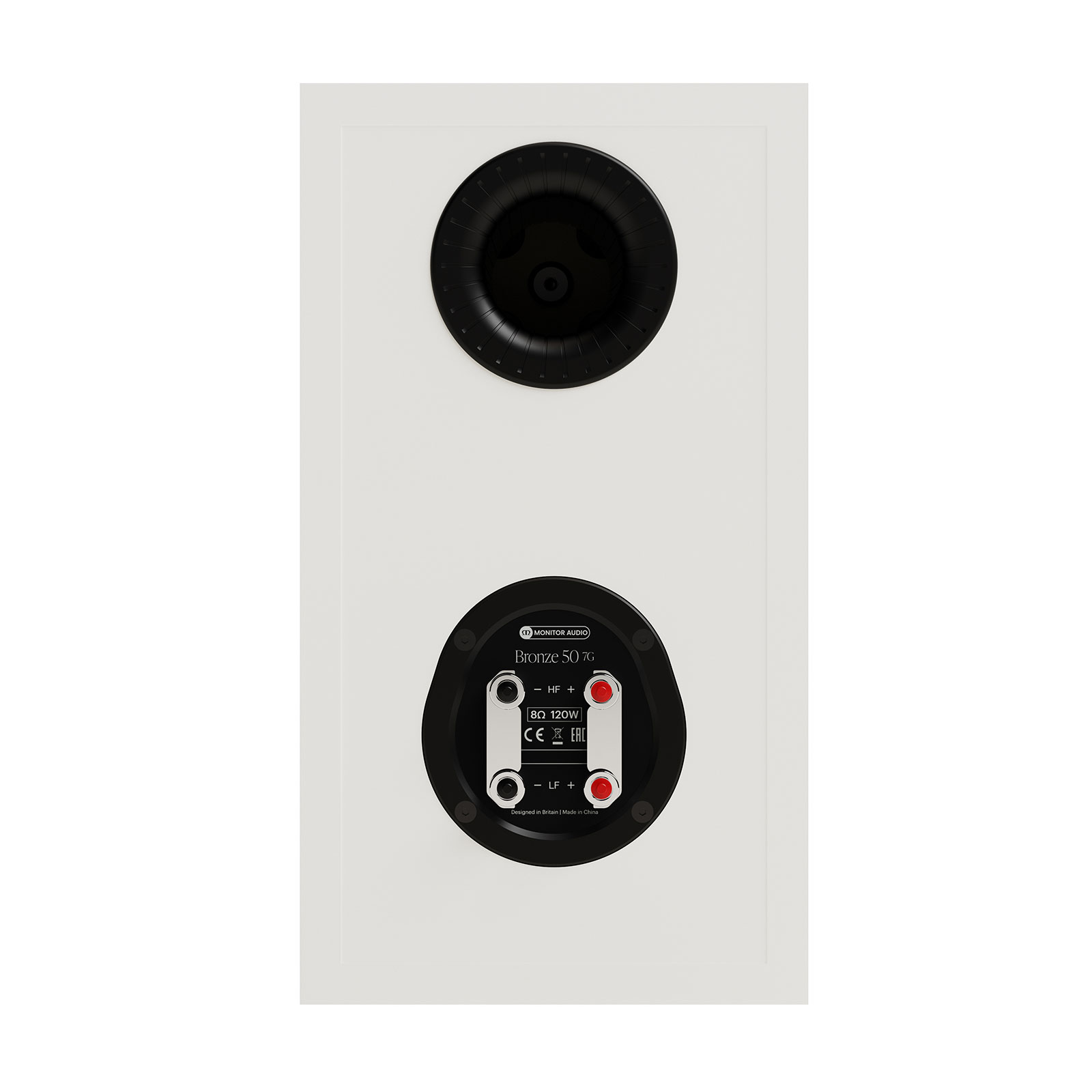 Monitor Audio Bronze 50 7G Bookshelf Speakers - White - Pair