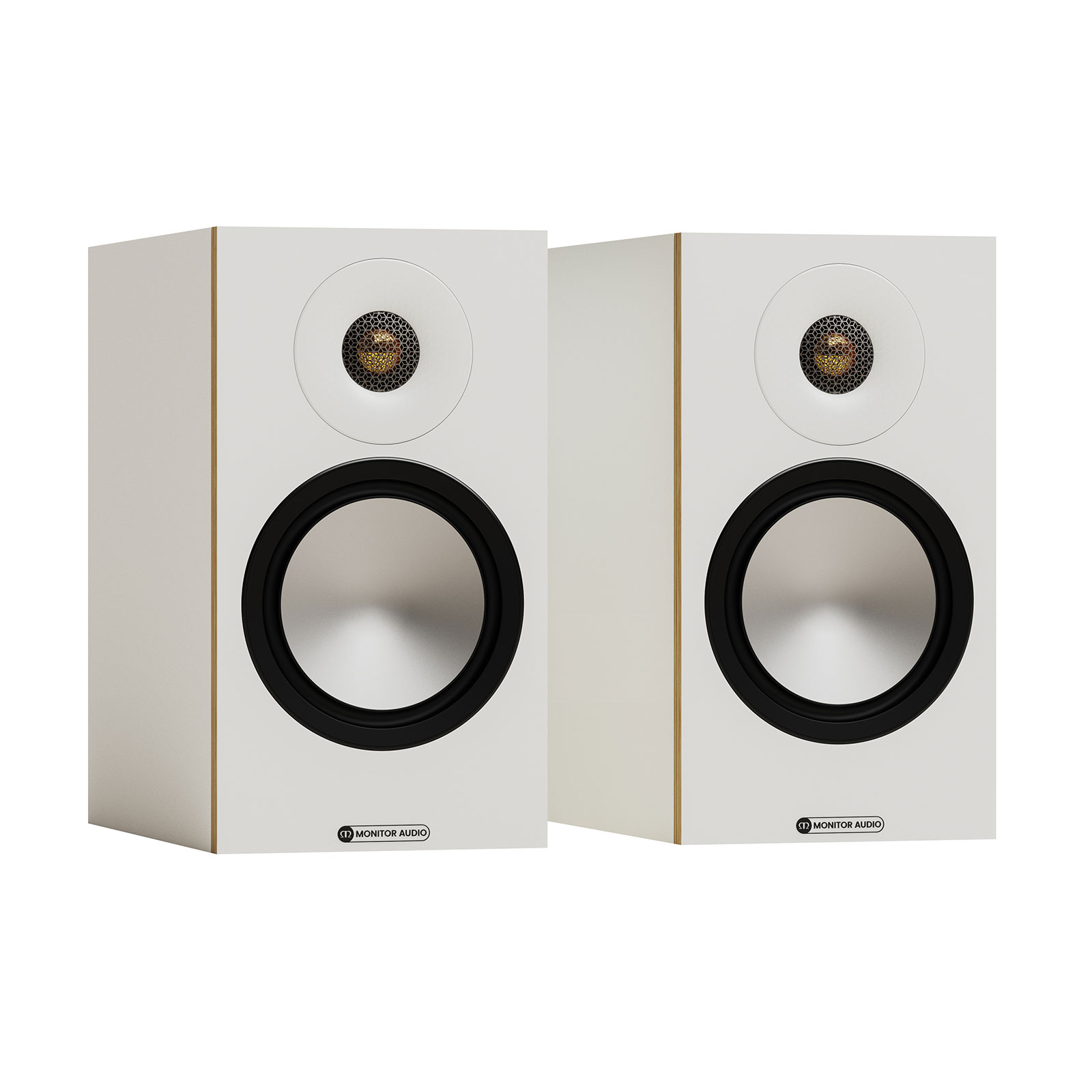 White Monitor Audio Bronze 50 7G Bookshelf Speakers